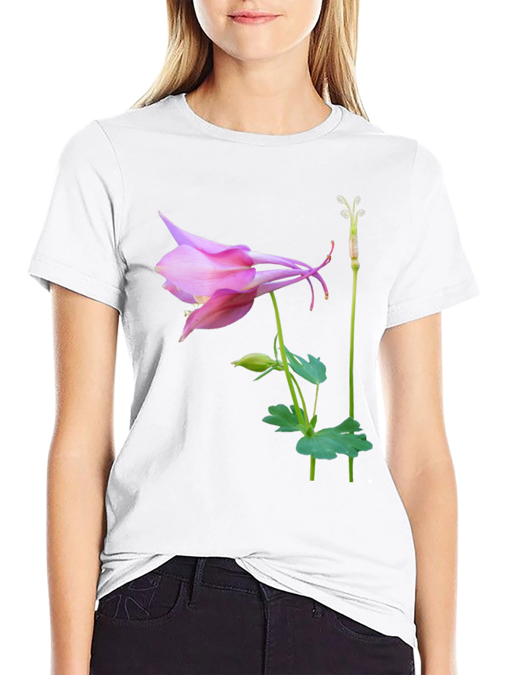 Floral Graphic T-Shirt - Unique Botanical Design