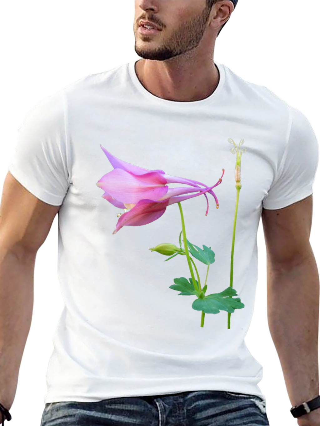 Floral Graphic T-Shirt - Unique Botanical Design