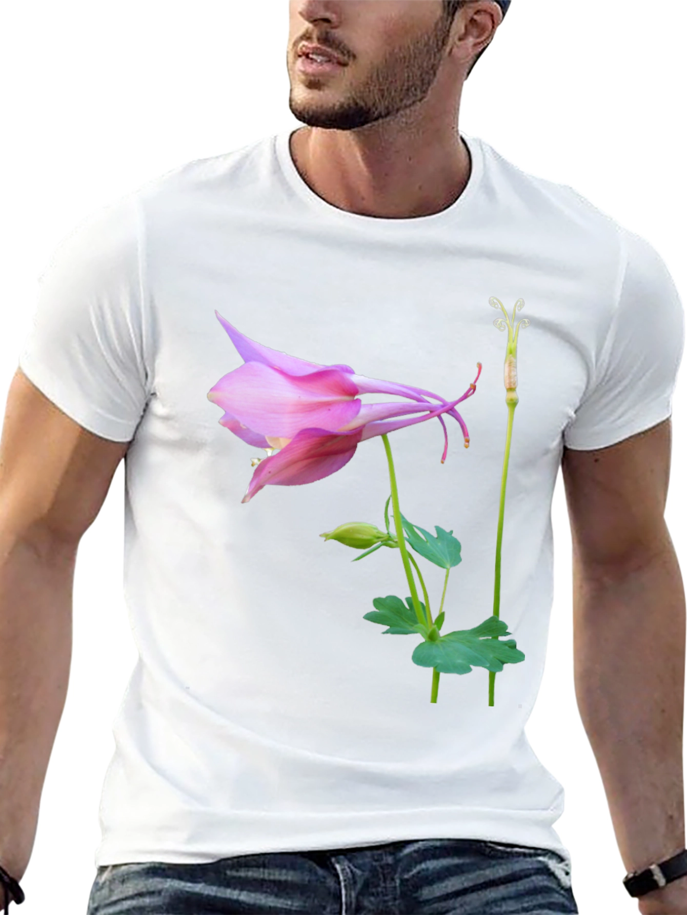 Floral Graphic T-Shirt - Unique Botanical Design