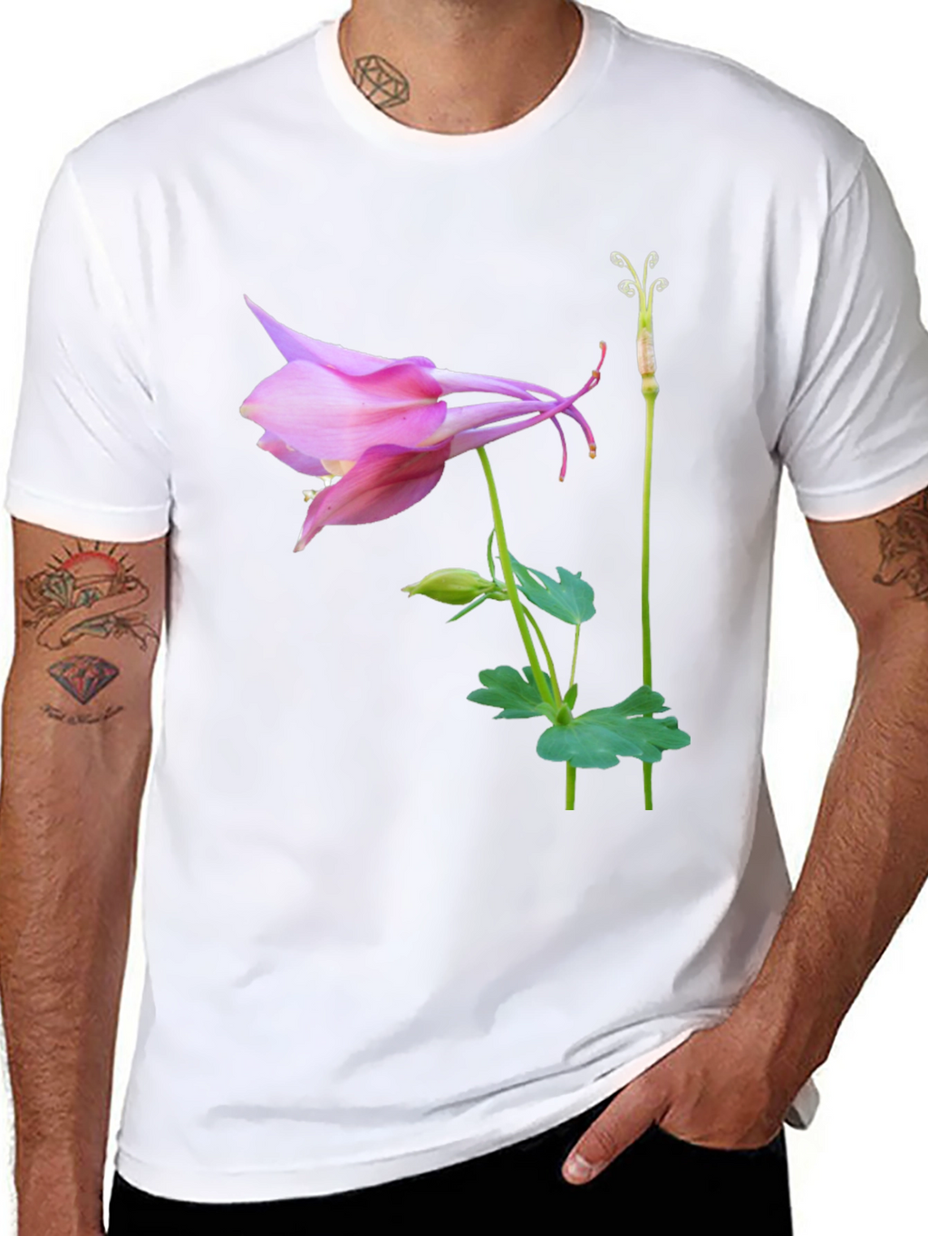 Floral Graphic T-Shirt - Unique Botanical Design