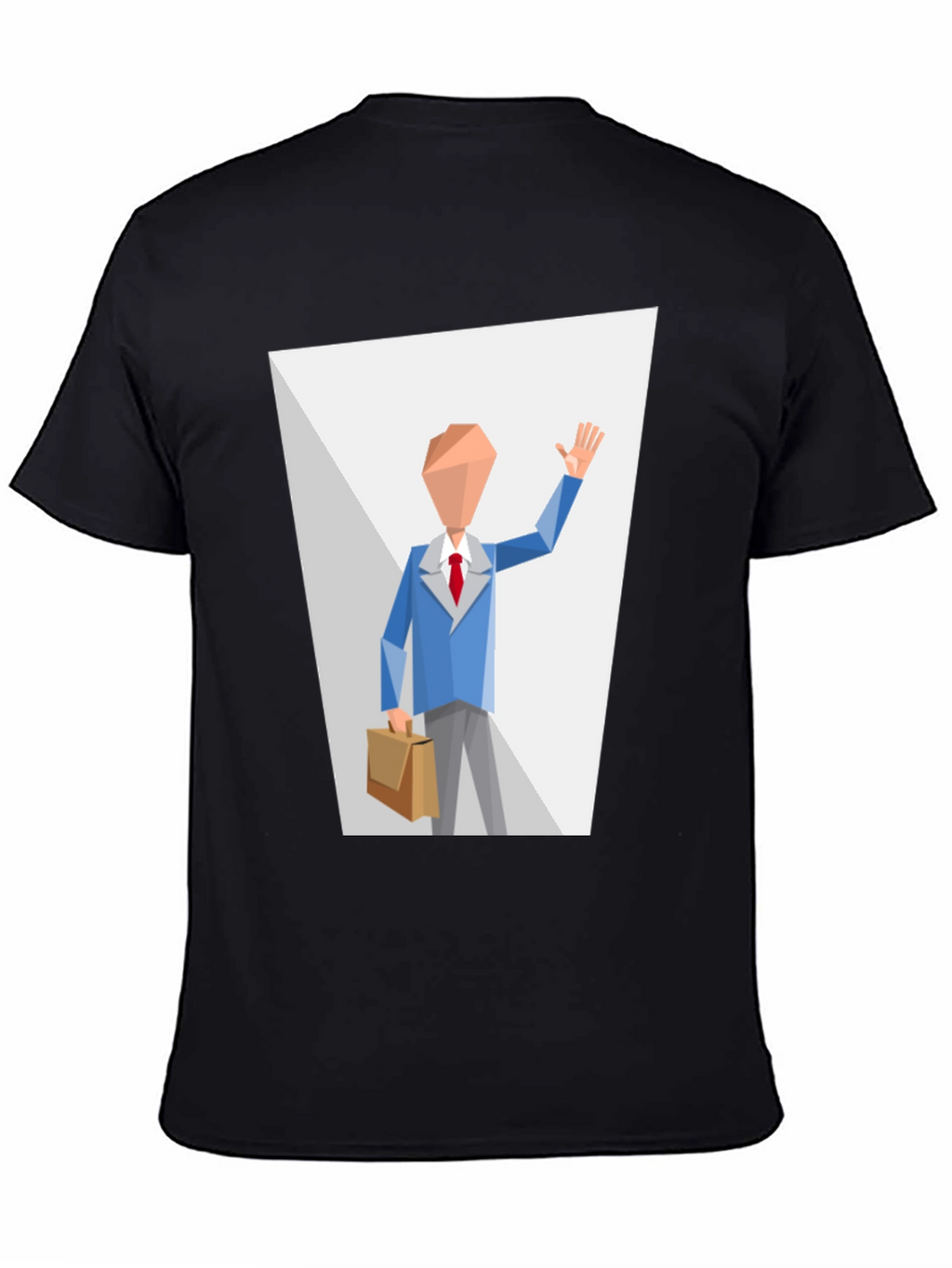 Abstract Man in Suit Graphic T-Shirt
