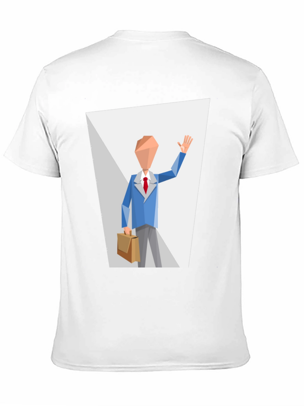 Abstract Man in Suit Graphic T-Shirt