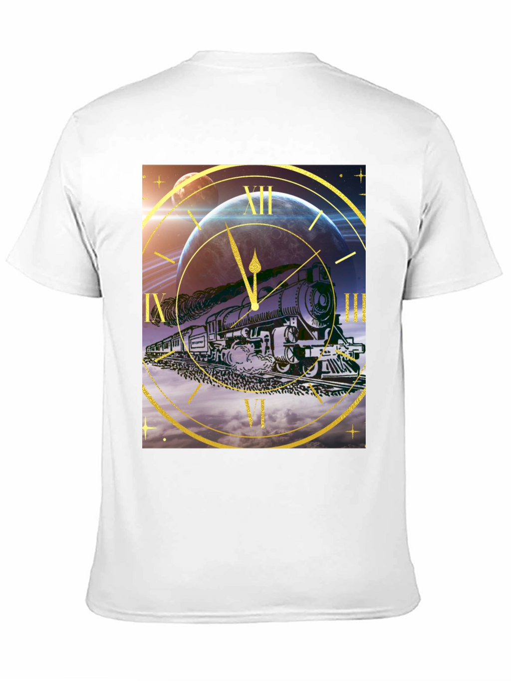 Time Travel Train Graphic Tee