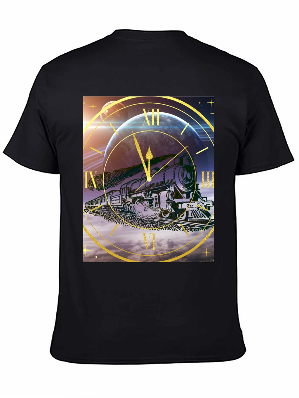 Time Travel Train Graphic Tee