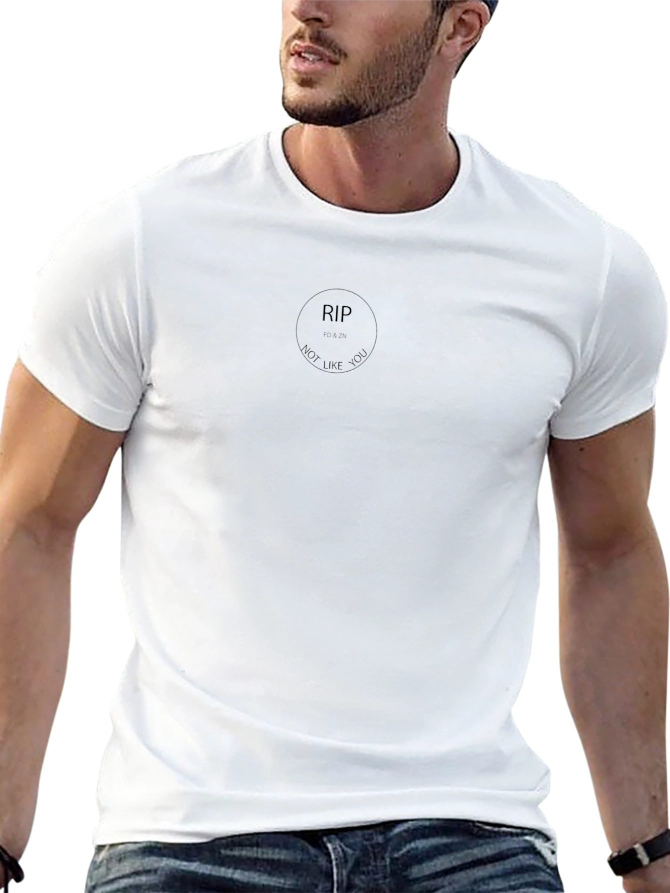RIP Not Like You T-Shirt - Casual Black Tee