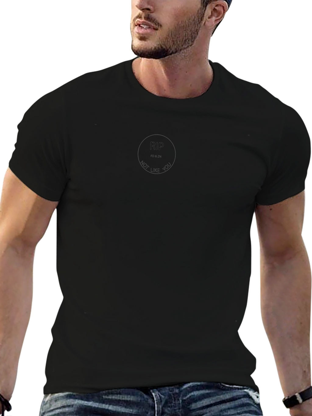 RIP Not Like You T-Shirt - Casual Black Tee