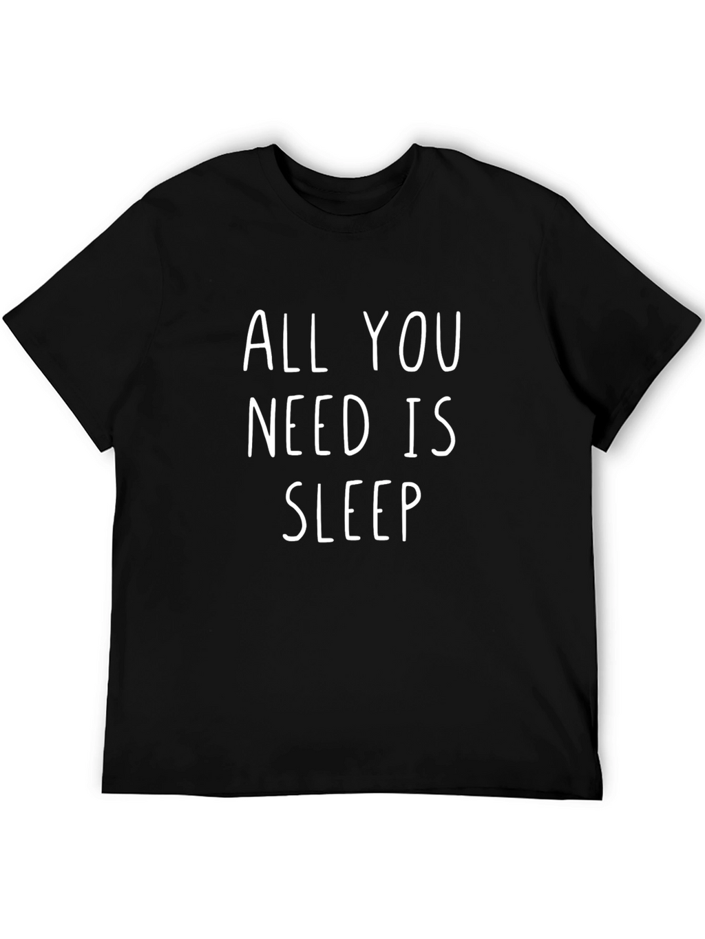 All You Need Is Sleep Black Graphic Tee