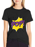 Pop Art Graphic Tee - Mens Black T-Shirt