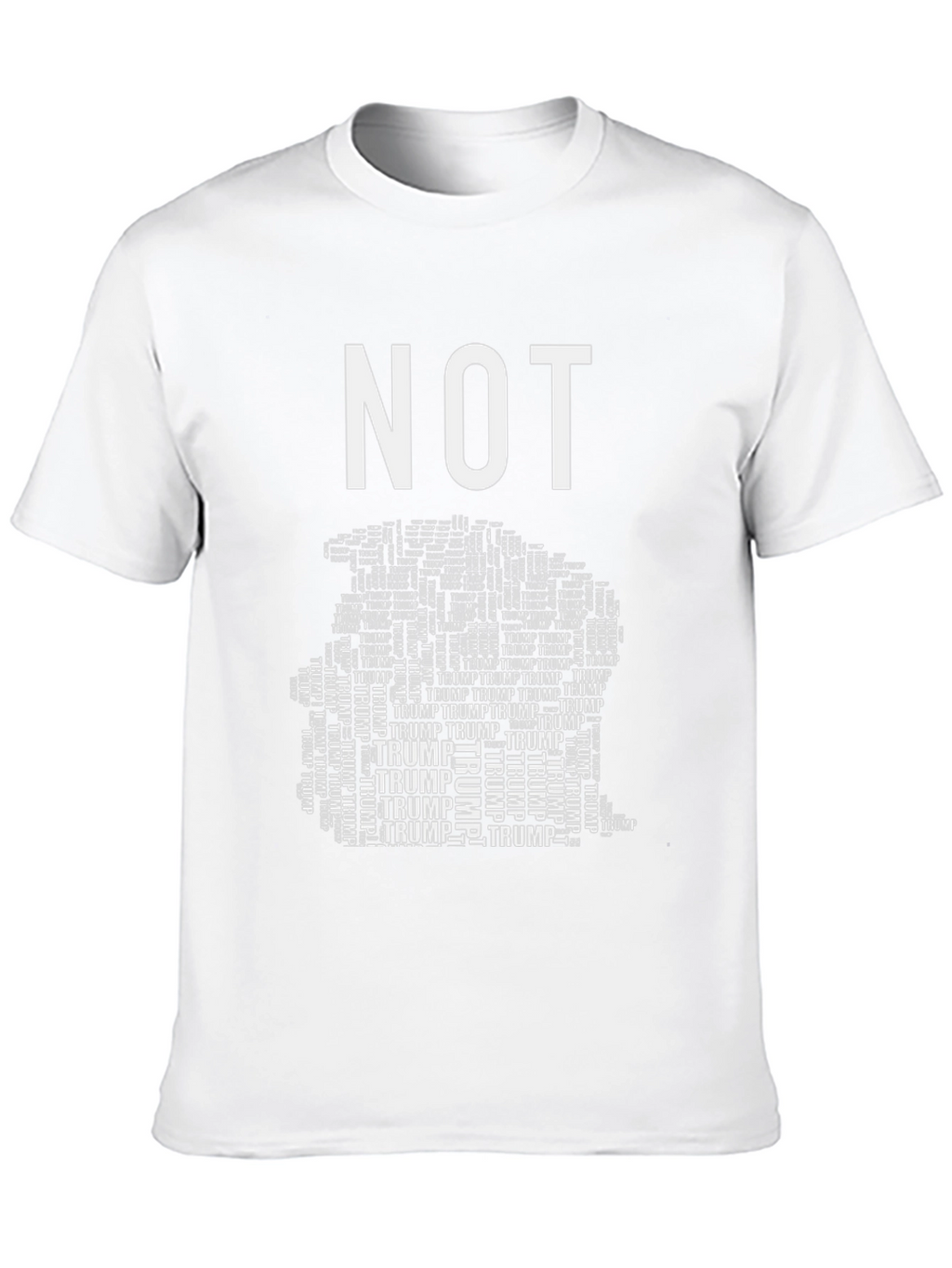 NOT TRUMP Mens Black Graphic Tee