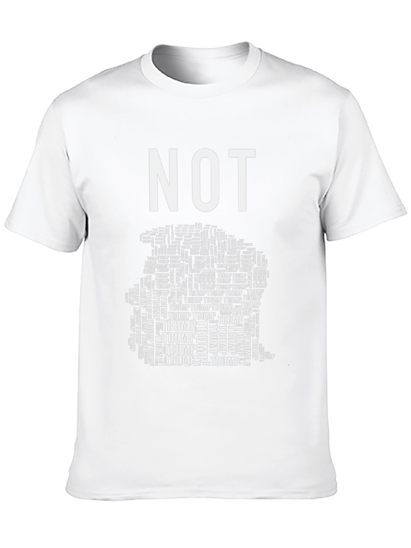 NOT TRUMP Mens Black Graphic Tee