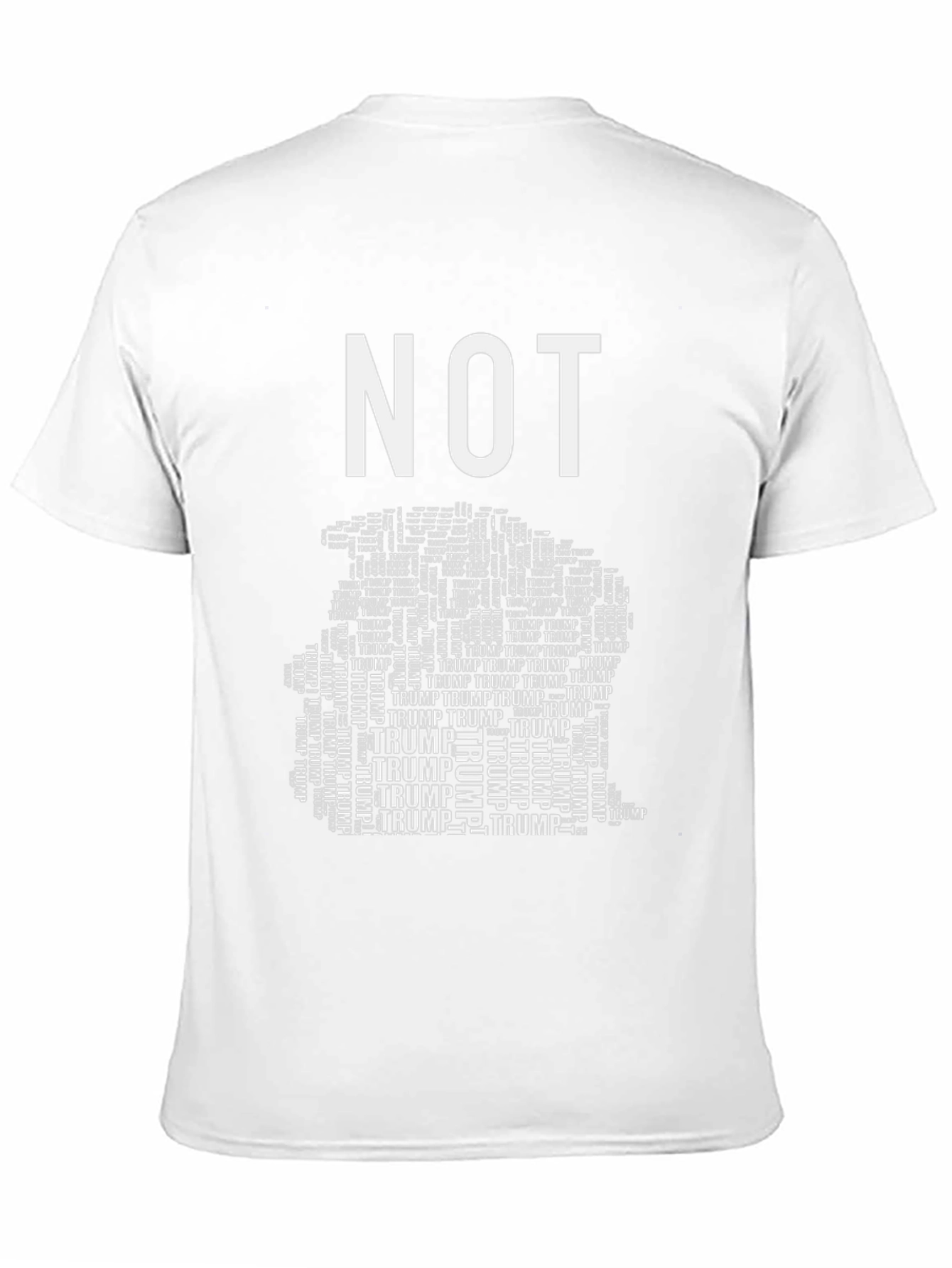NOT TRUMP Mens Black Graphic Tee