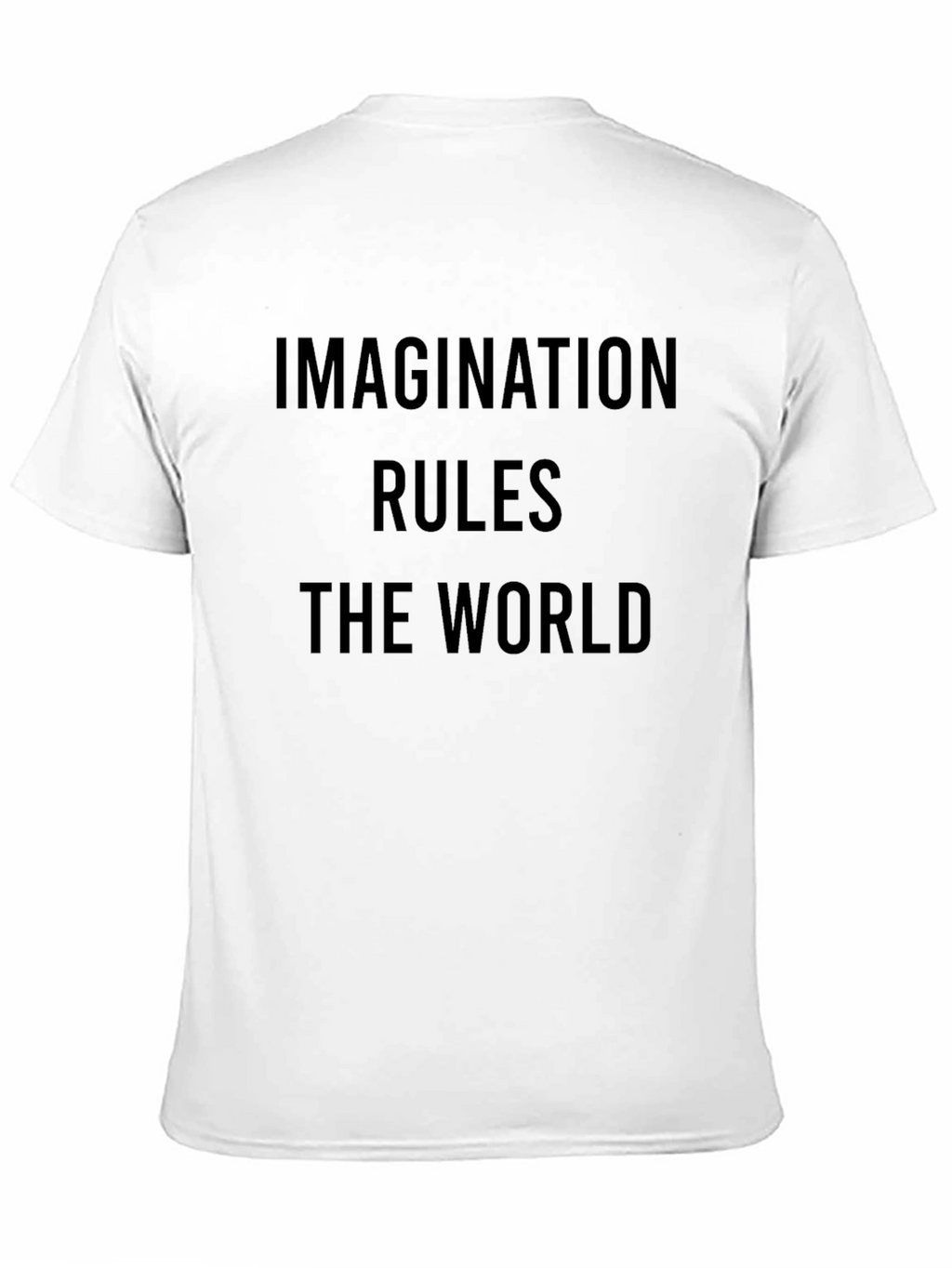 Imagination Rules Black T-Shirt