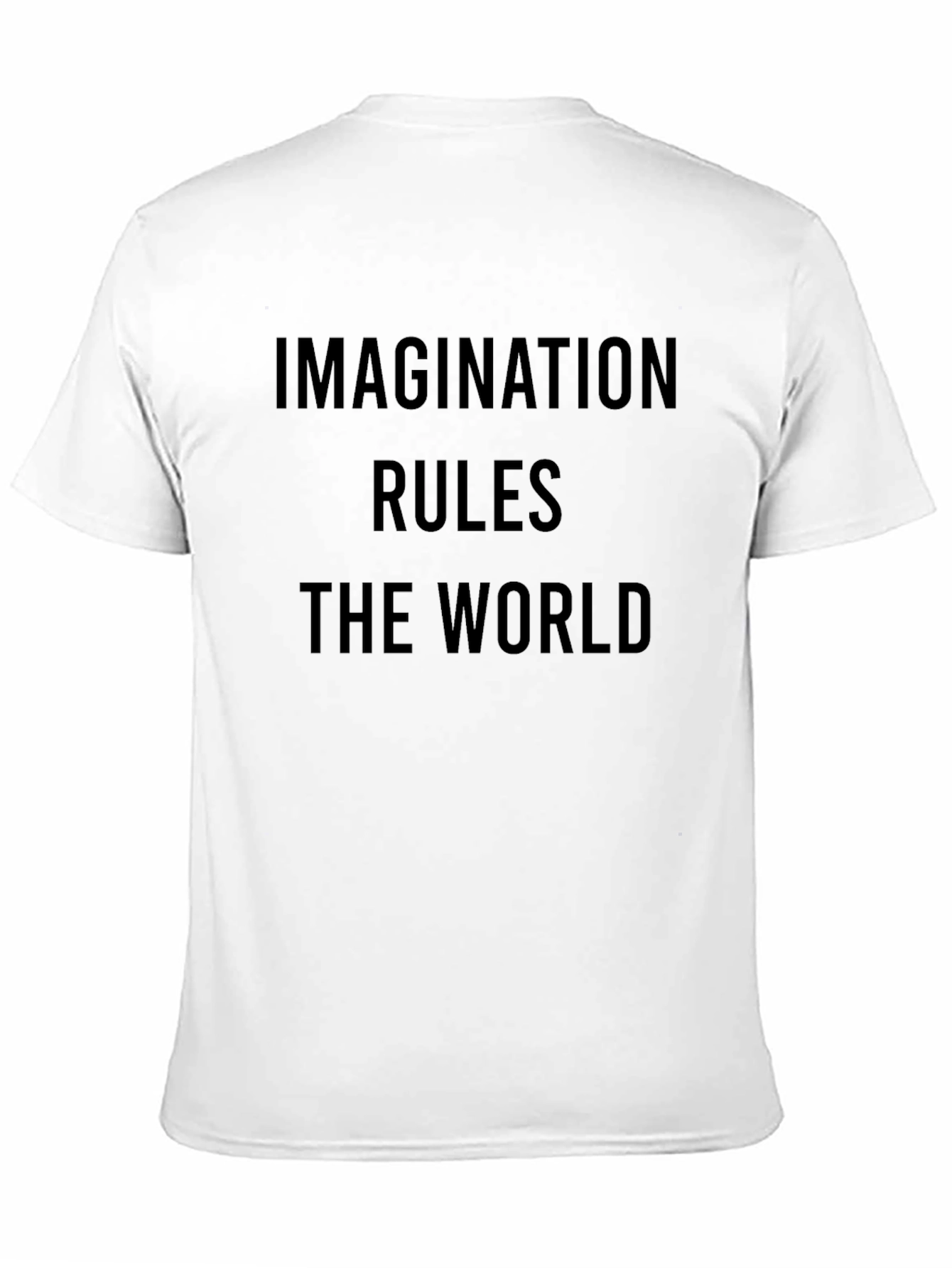 Imagination Rules Black T-Shirt