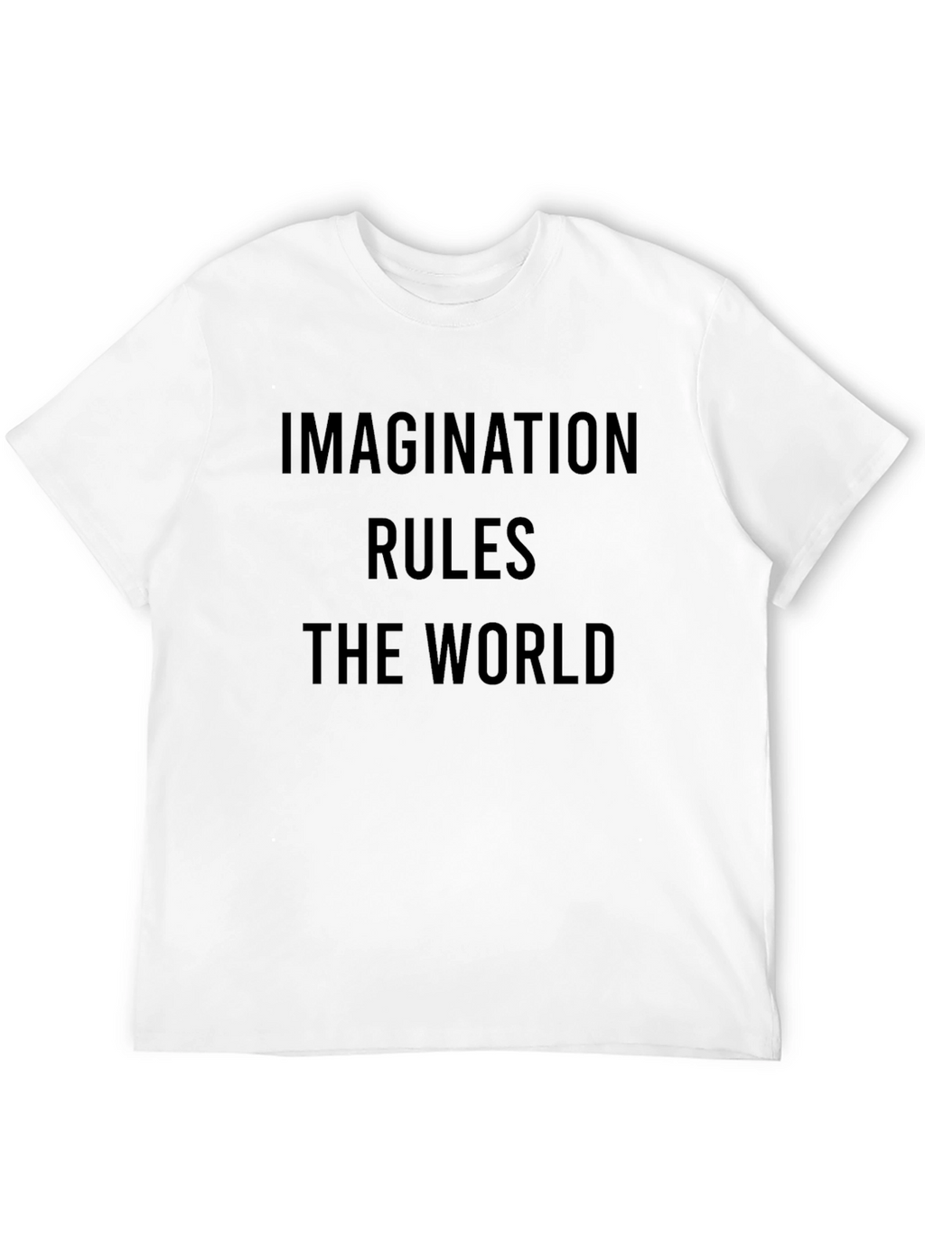 Imagination Rules Black T-Shirt