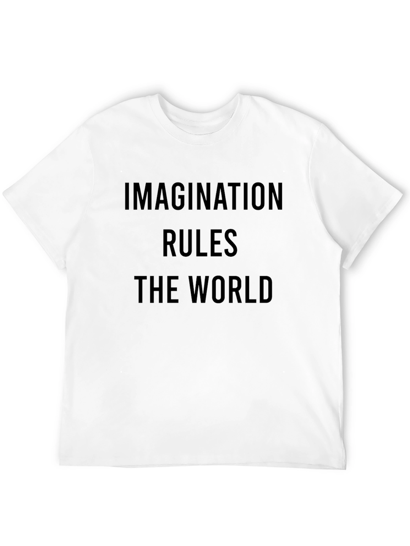 Imagination Rules Black T-Shirt