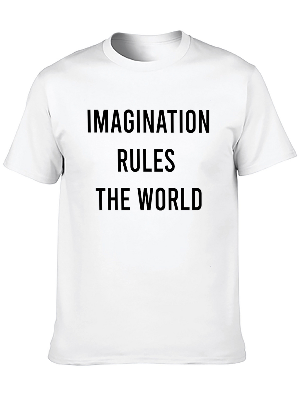 Imagination Rules Black T-Shirt