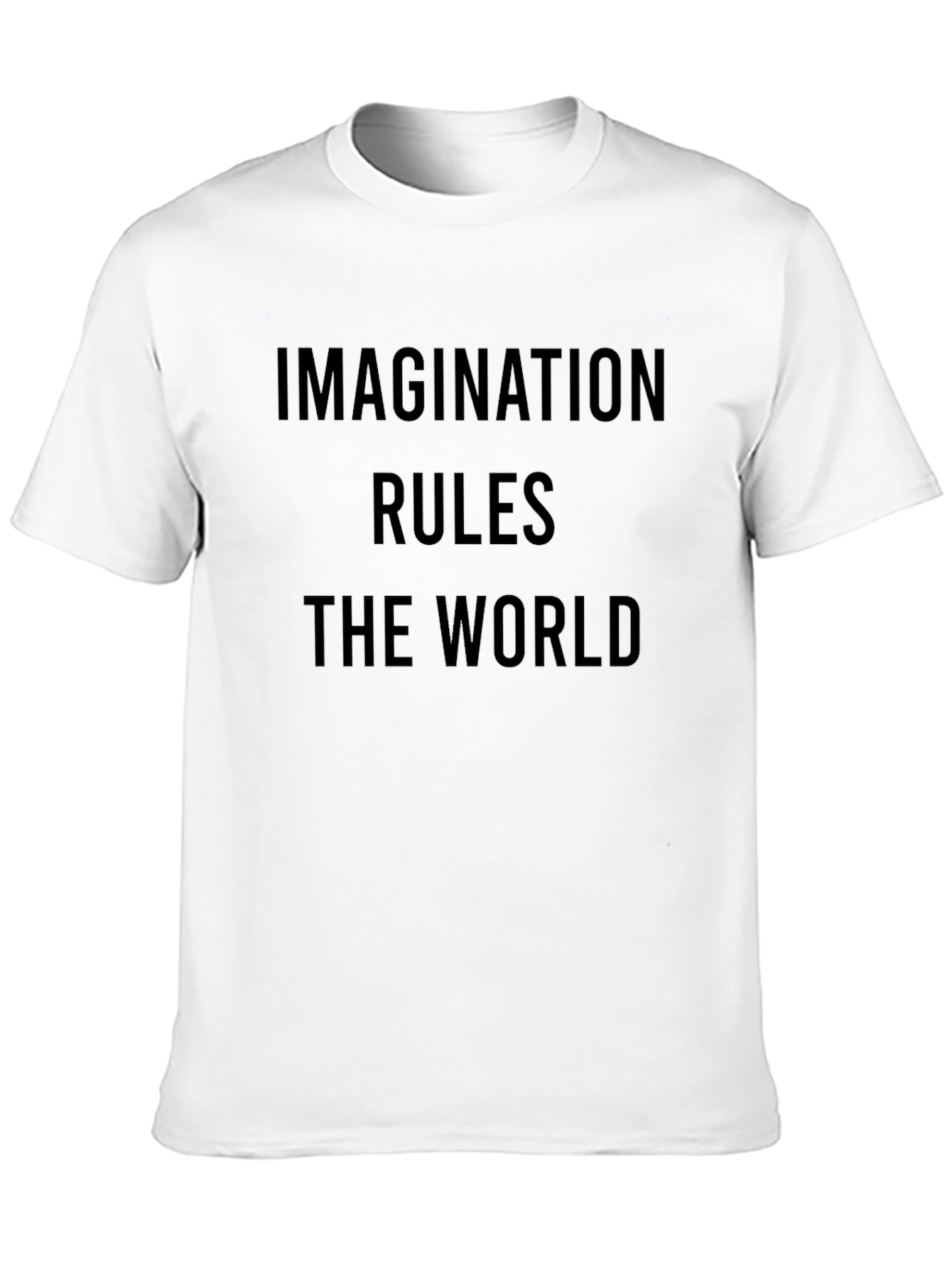 Imagination Rules Black T-Shirt