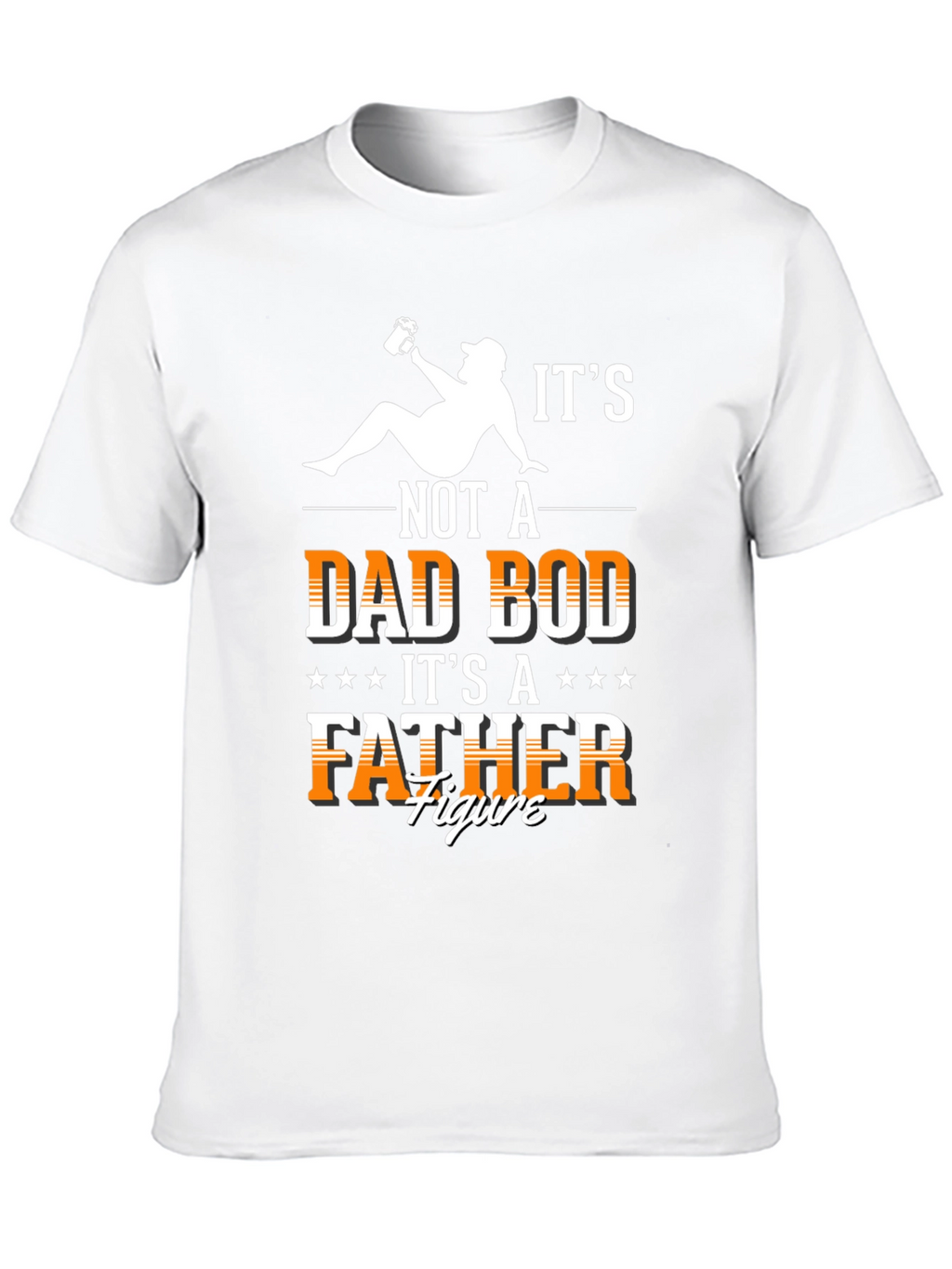 Dad Bod Father Figure T-Shirt - Funny Dad Tee