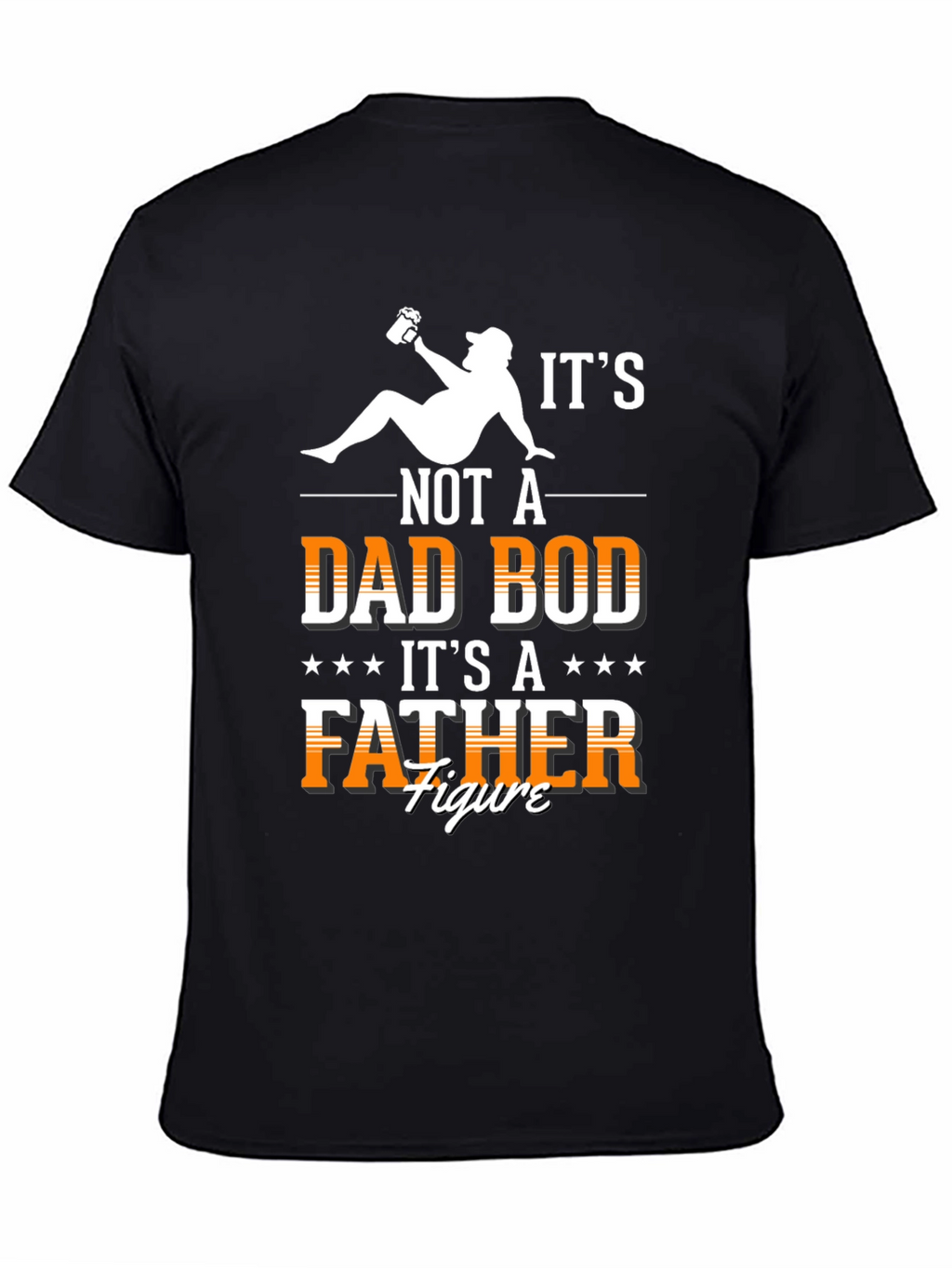 Dad Bod Father Figure T-Shirt - Funny Dad Tee