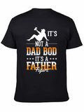 Dad Bod Father Figure T-Shirt - Funny Dad Tee