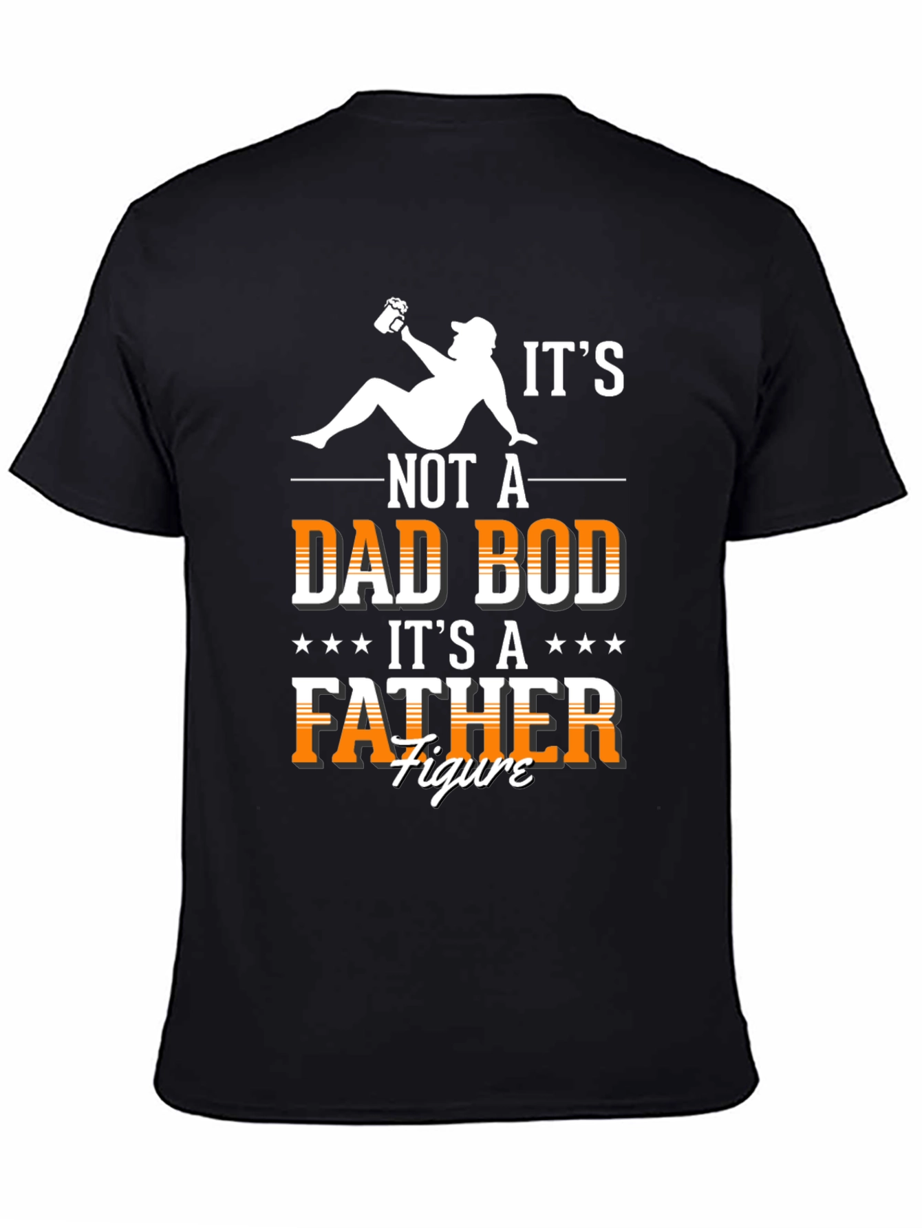 Dad Bod Father Figure T-Shirt - Funny Dad Tee