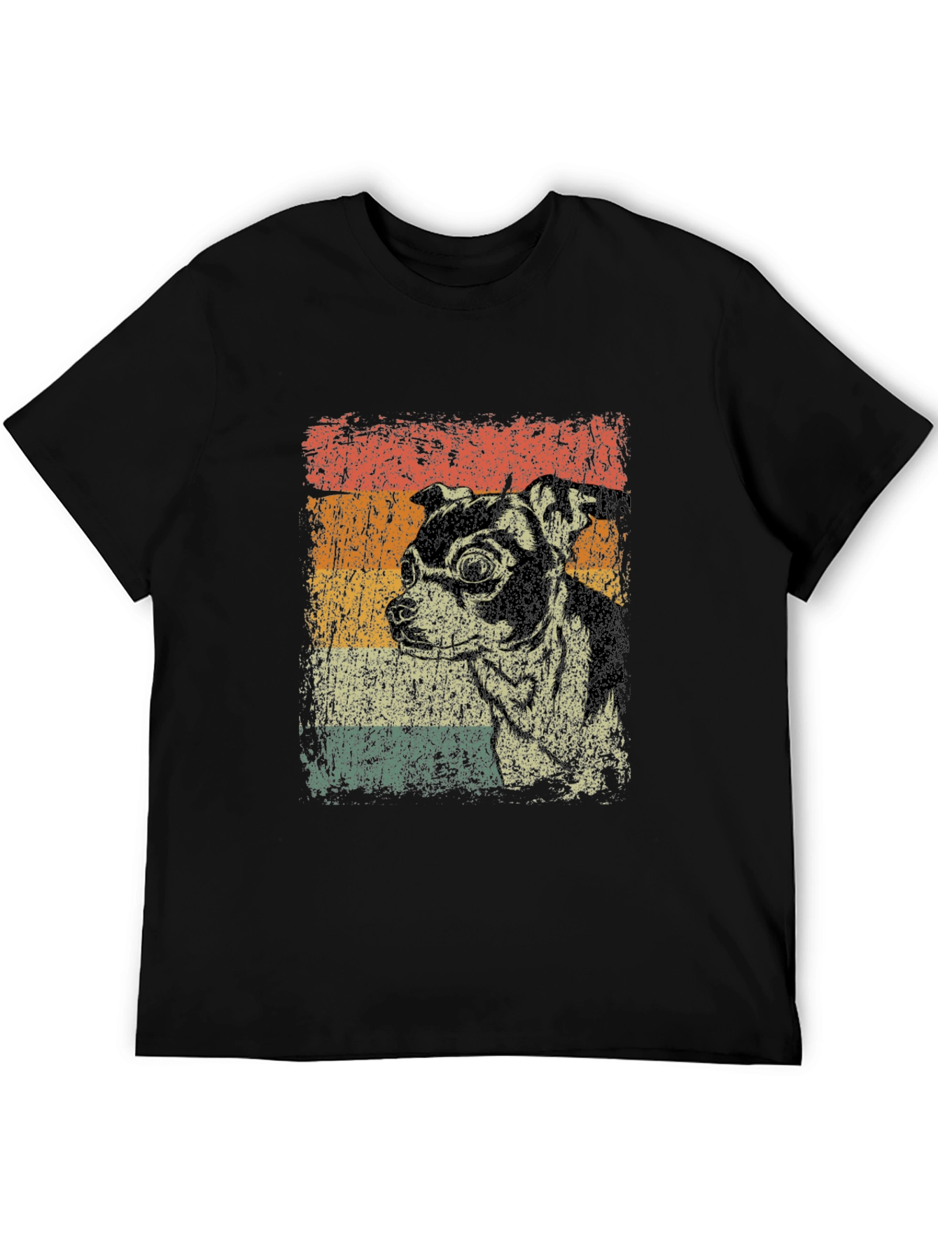 Vintage Dog Graphic T-Shirt - Retro Style