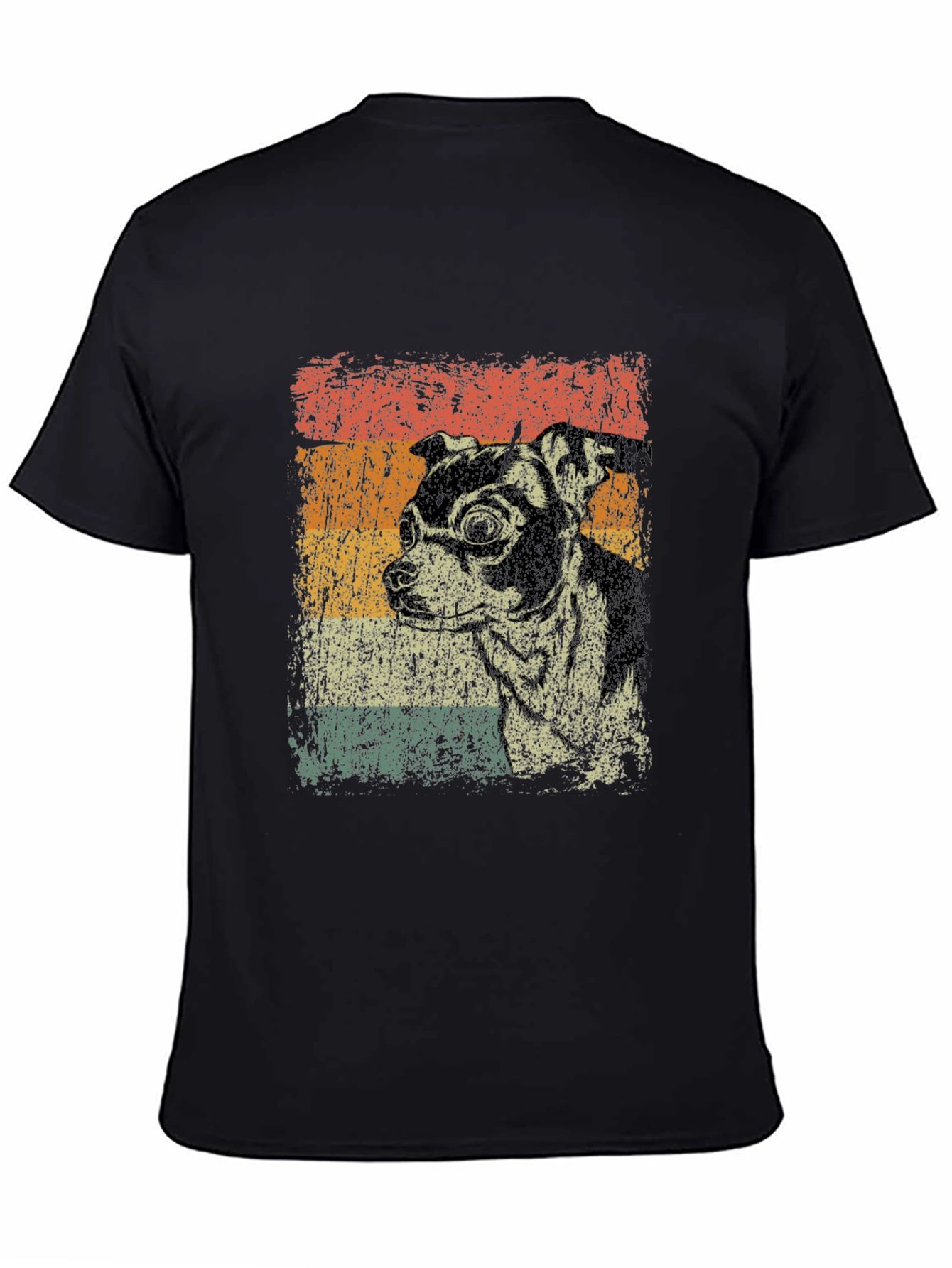 Vintage Dog Graphic T-Shirt - Retro Style