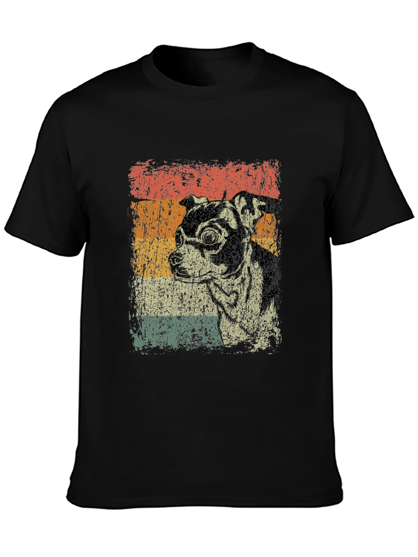 Vintage Dog Graphic T-Shirt - Retro Style