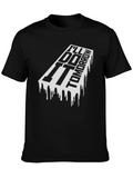 Ill Do It Tomorrow Black Graphic T-Shirt