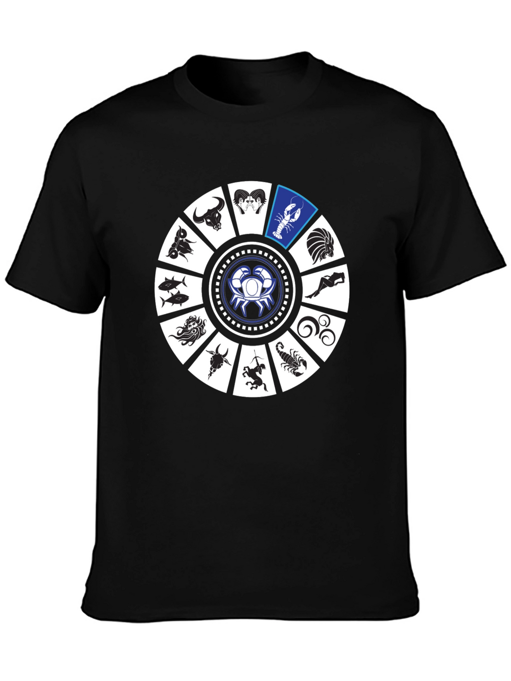 Zodiac Sign Graphic Tee - Cancer Horoscope T-Shirt