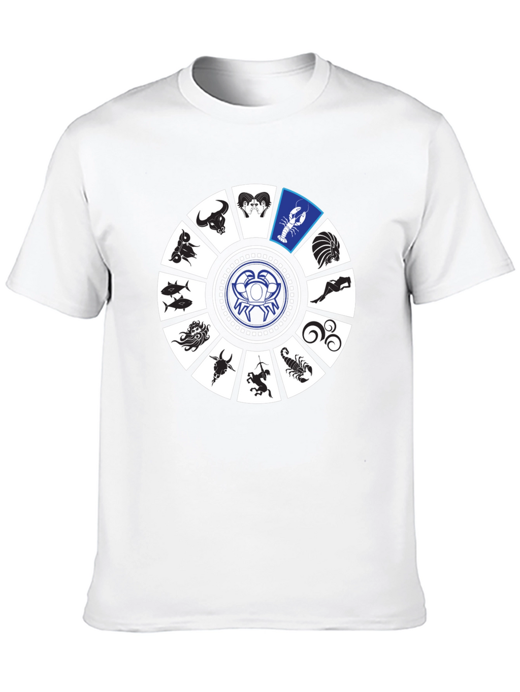 Zodiac Sign Graphic Tee - Cancer Horoscope T-Shirt