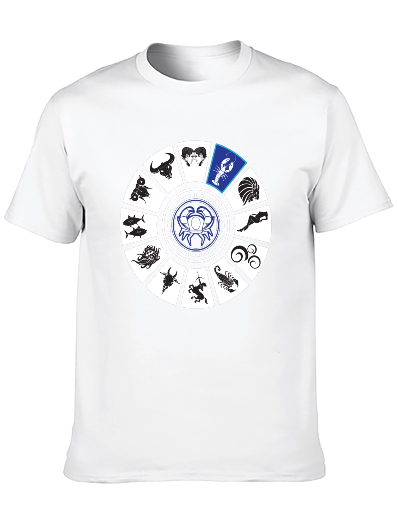 Zodiac Sign Graphic Tee - Cancer Horoscope T-Shirt