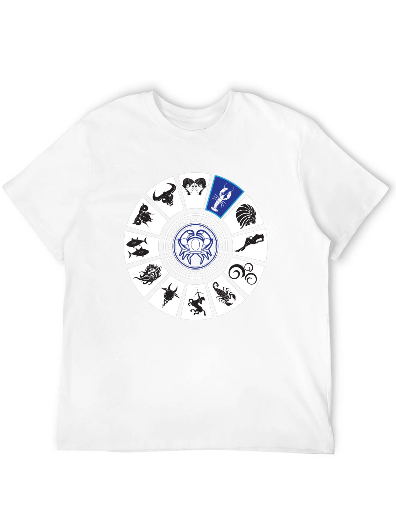 Zodiac Sign Graphic Tee - Cancer Horoscope T-Shirt