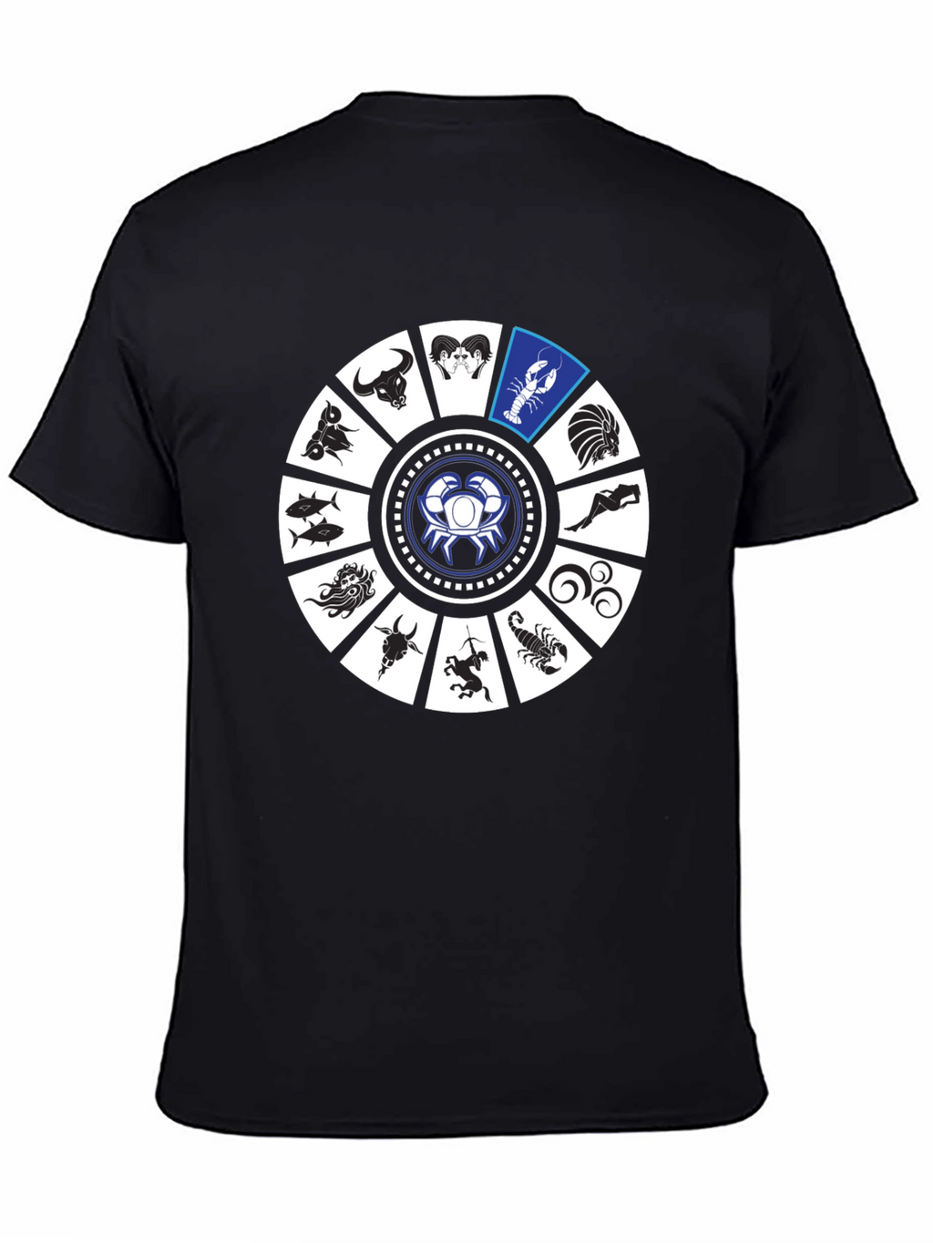 Zodiac Sign Graphic Tee - Cancer Horoscope T-Shirt