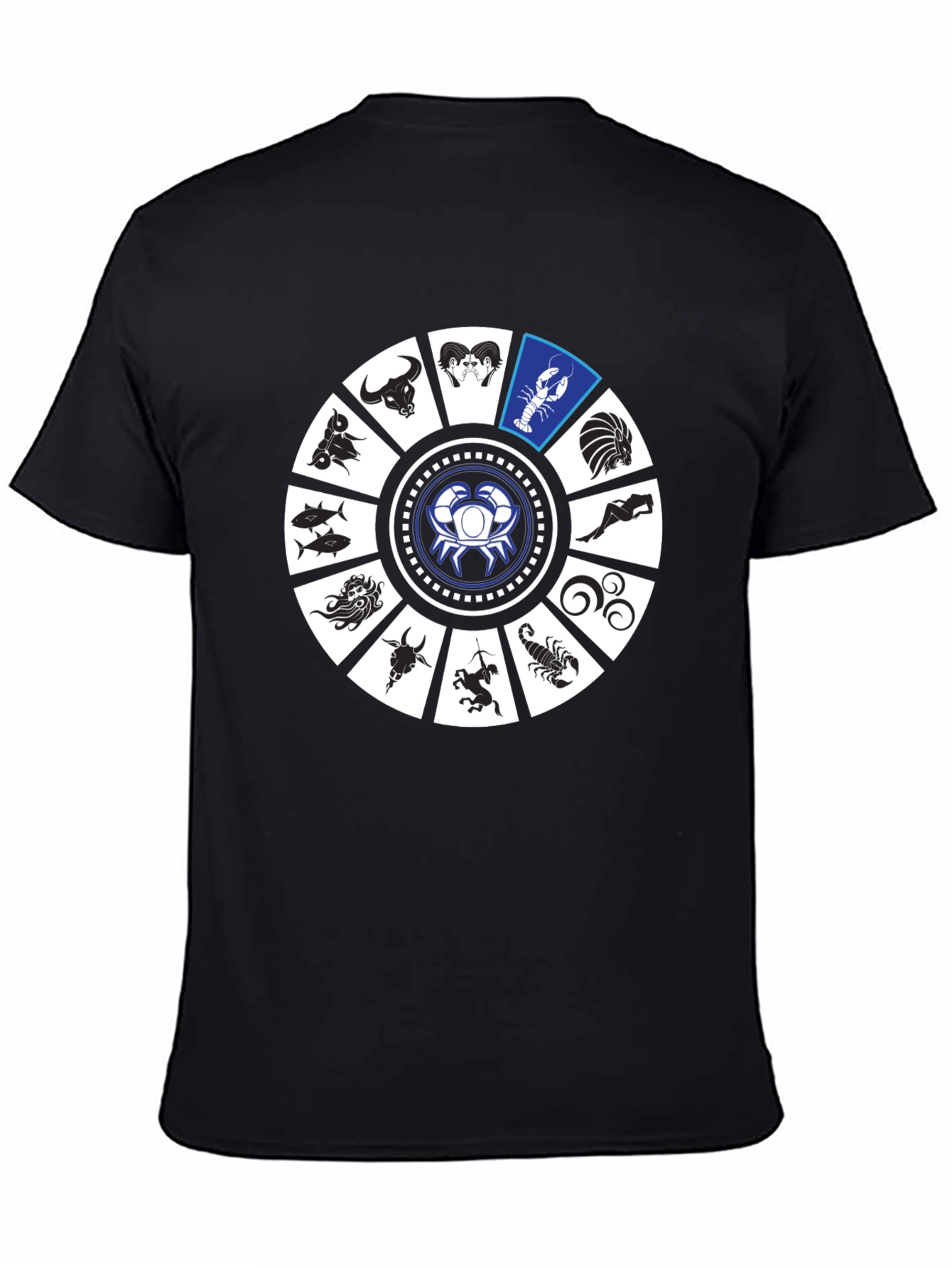 Zodiac Sign Graphic Tee - Cancer Horoscope T-Shirt
