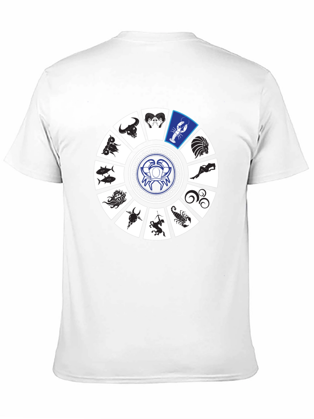 Zodiac Sign Graphic Tee - Cancer Horoscope T-Shirt