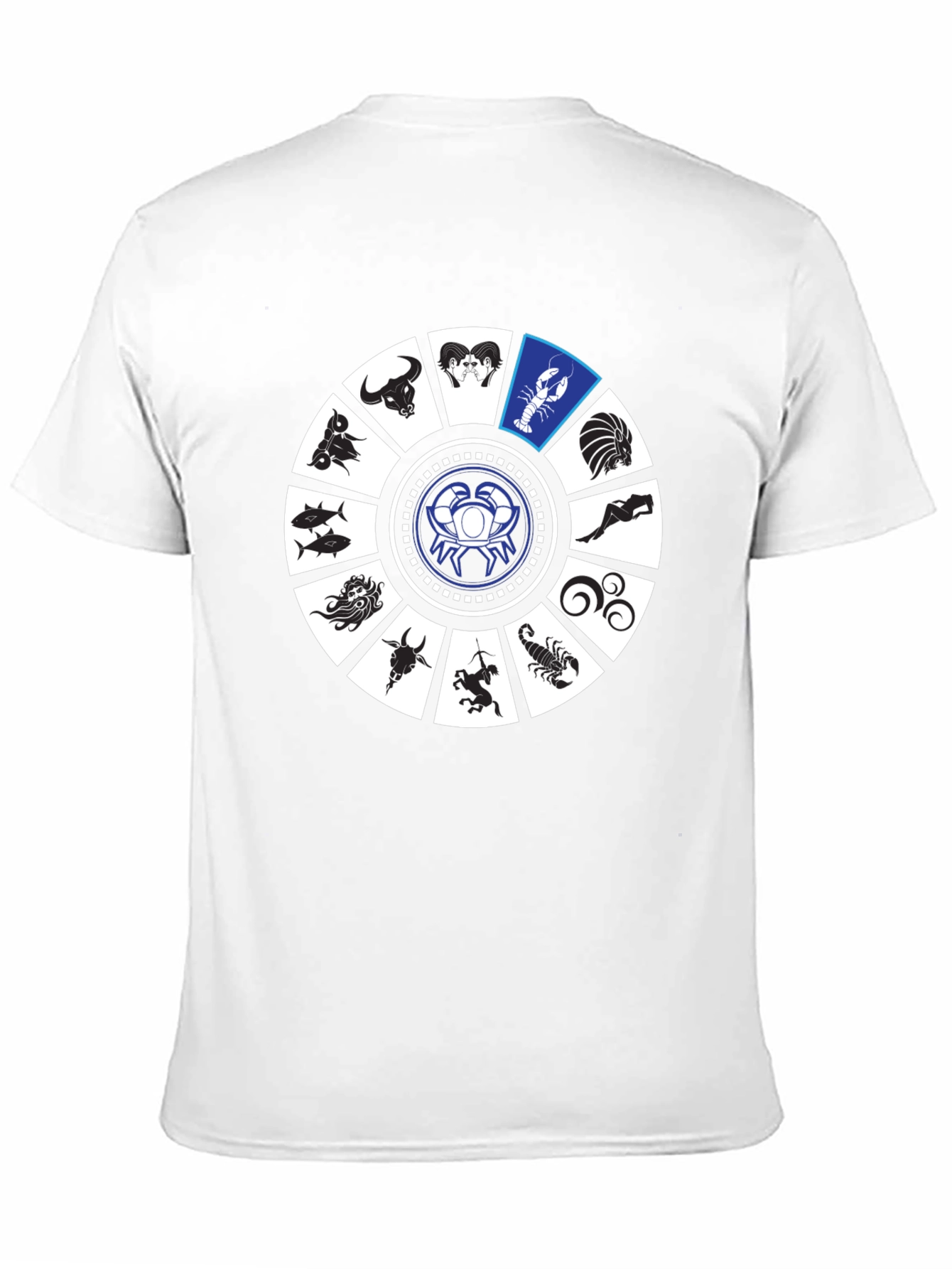 Zodiac Sign Graphic Tee - Cancer Horoscope T-Shirt