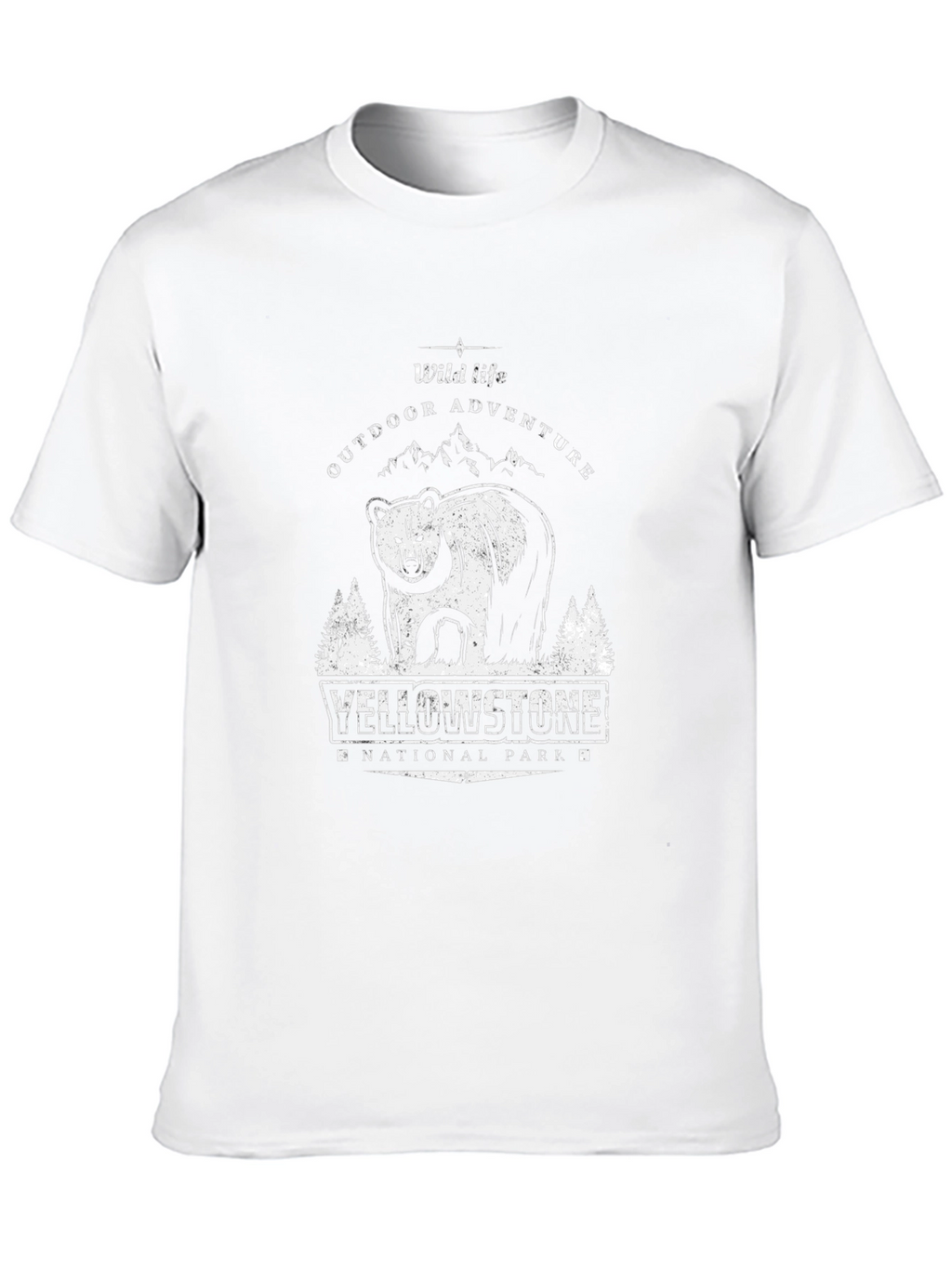 Yellowstone Bear Graphic T-Shirt - Outdoor Adventure
