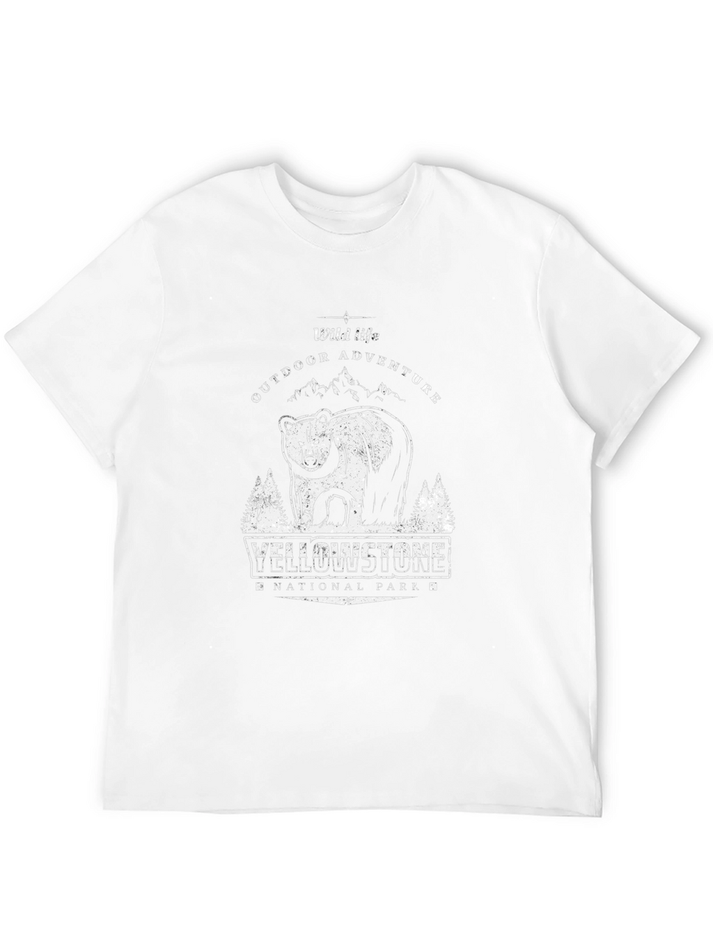 Yellowstone Bear Graphic T-Shirt - Outdoor Adventure