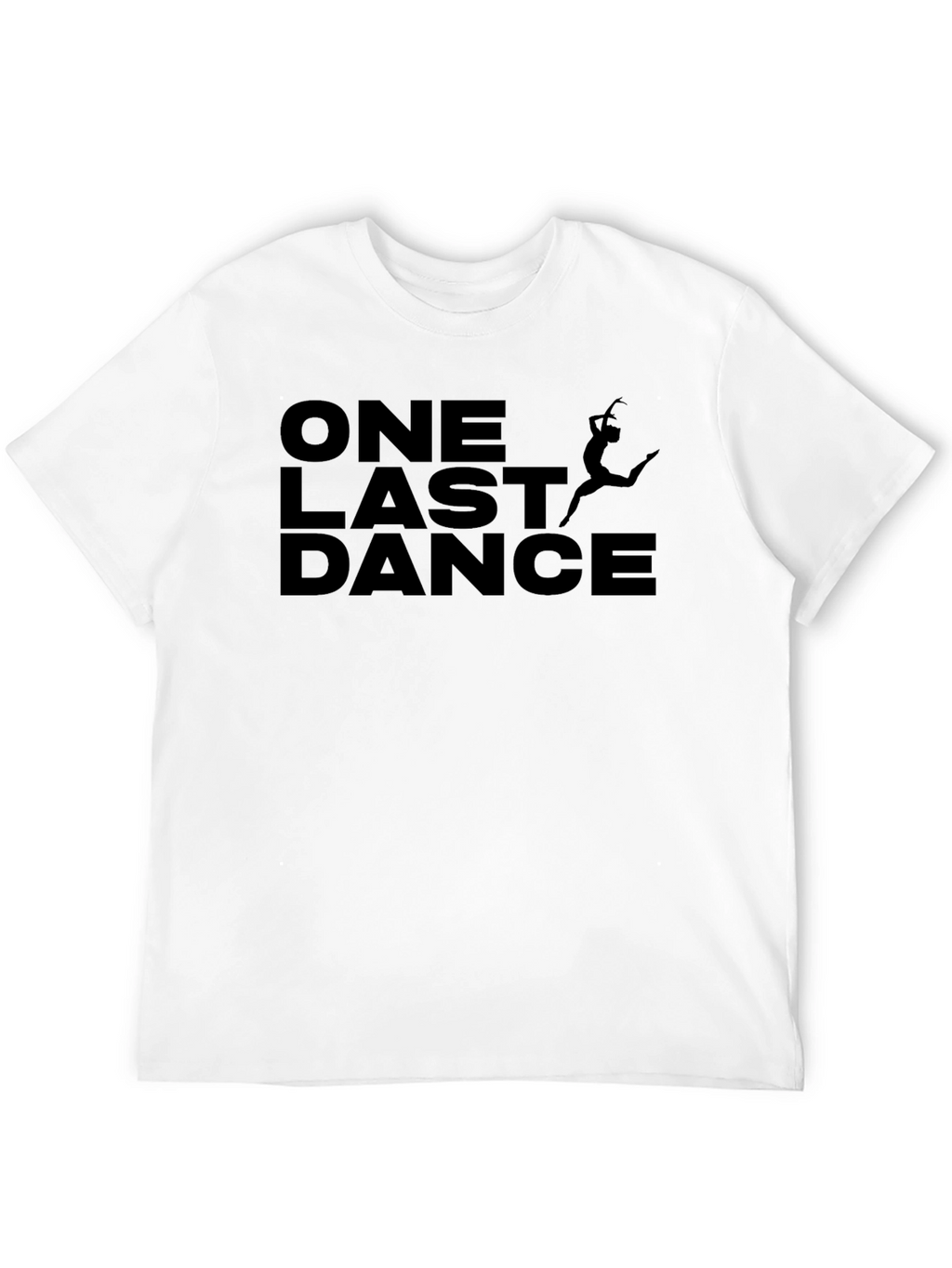 One Last Dance Black Graphic Tee