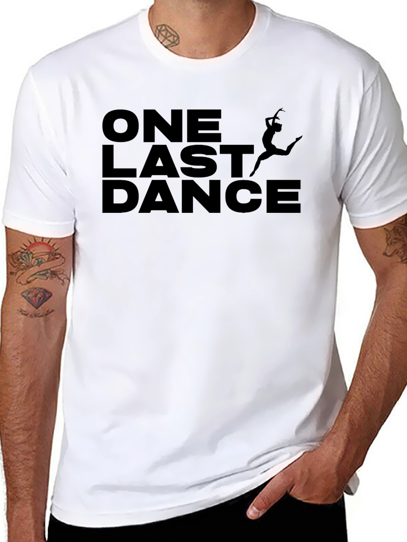 One Last Dance Black Graphic Tee