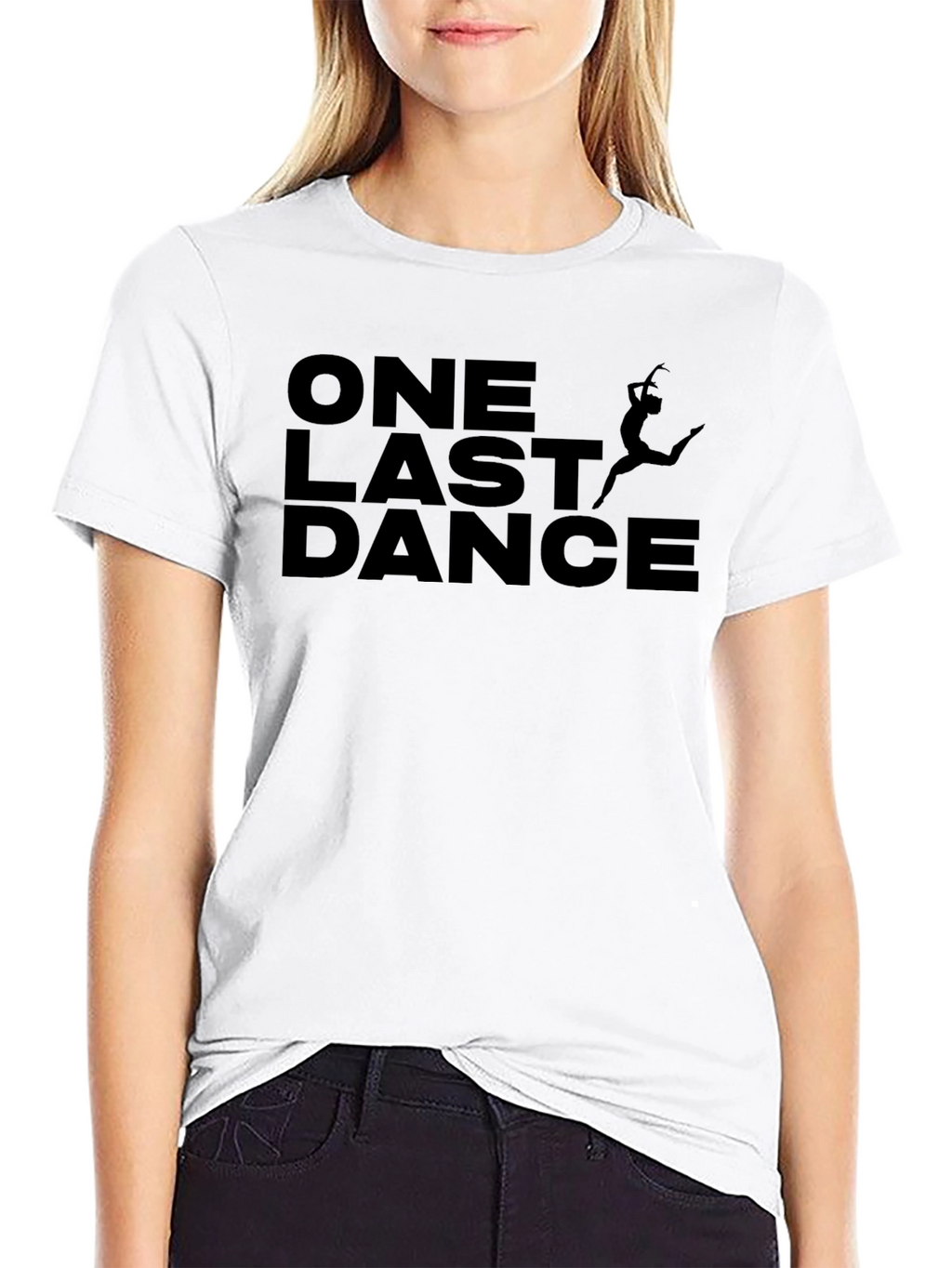One Last Dance Black Graphic Tee