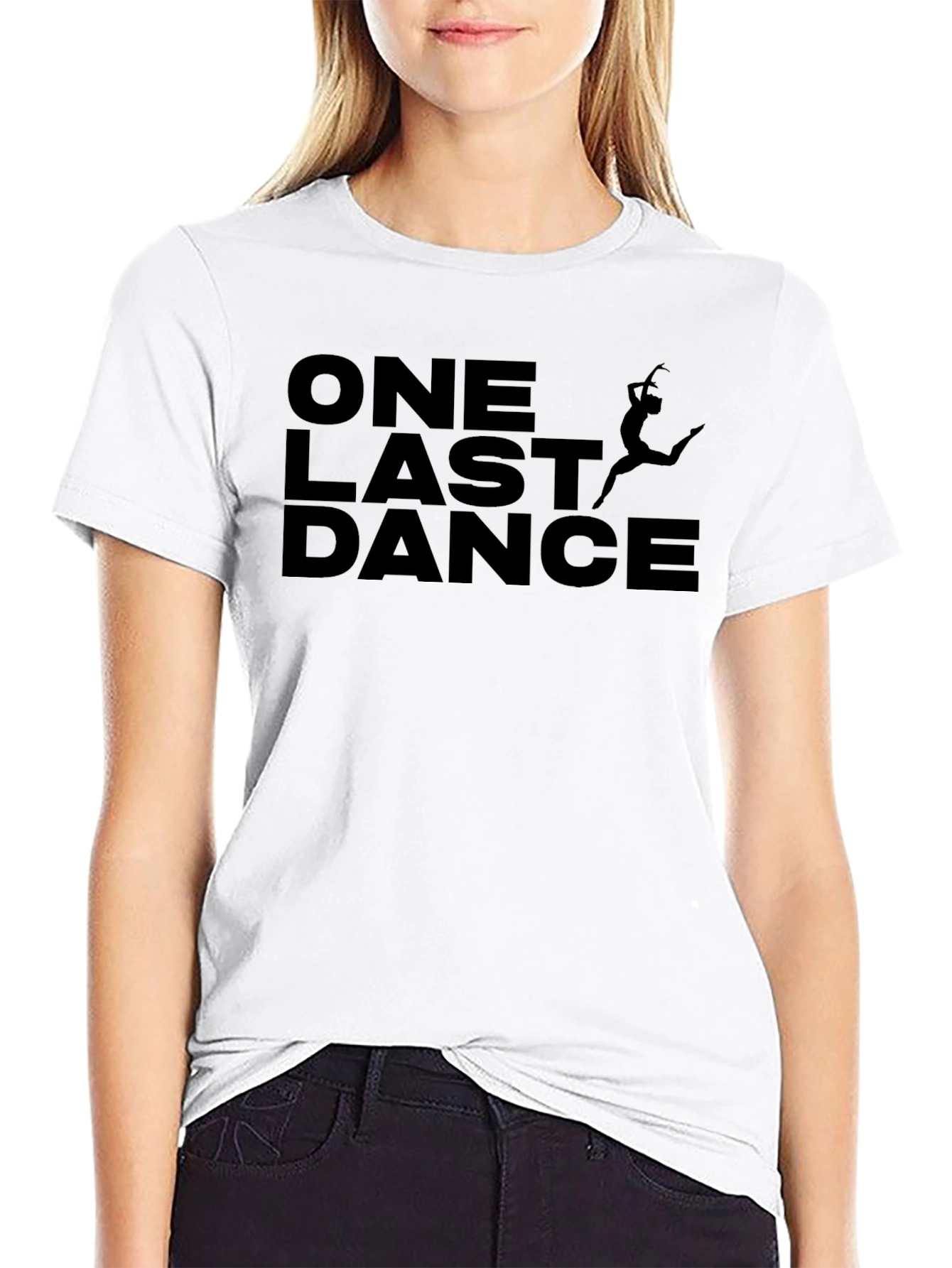 One Last Dance Black Graphic Tee