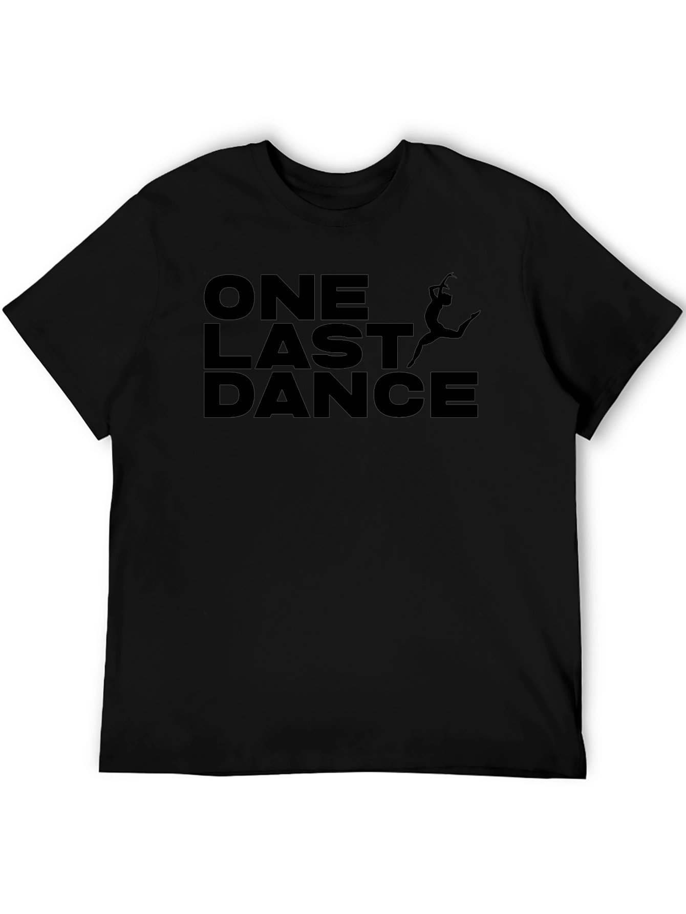 One Last Dance Black Graphic Tee