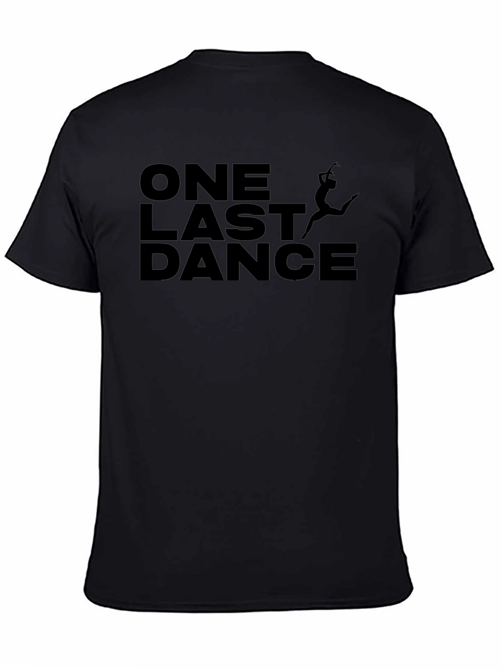 One Last Dance Black Graphic Tee