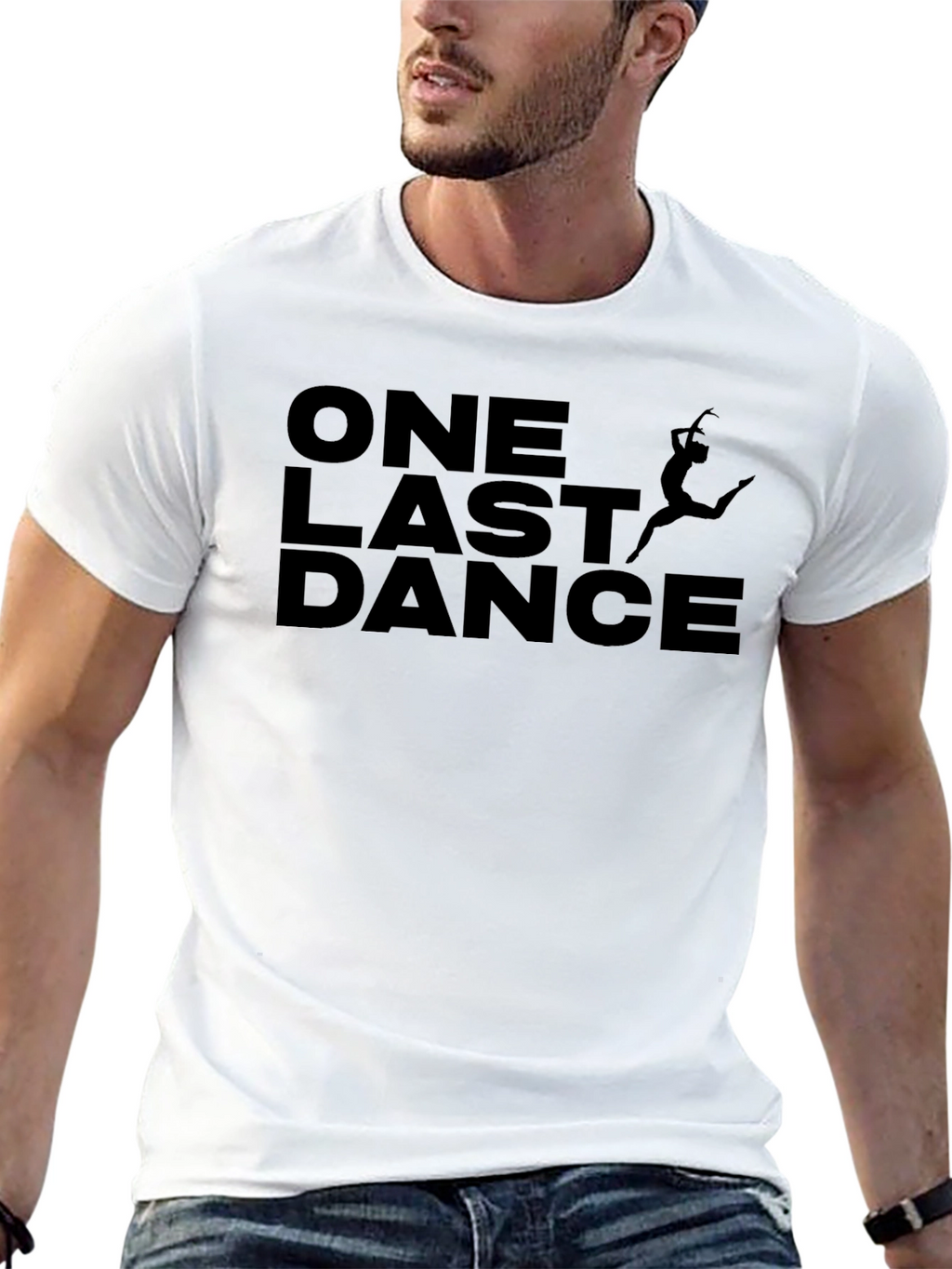 One Last Dance Black Graphic Tee