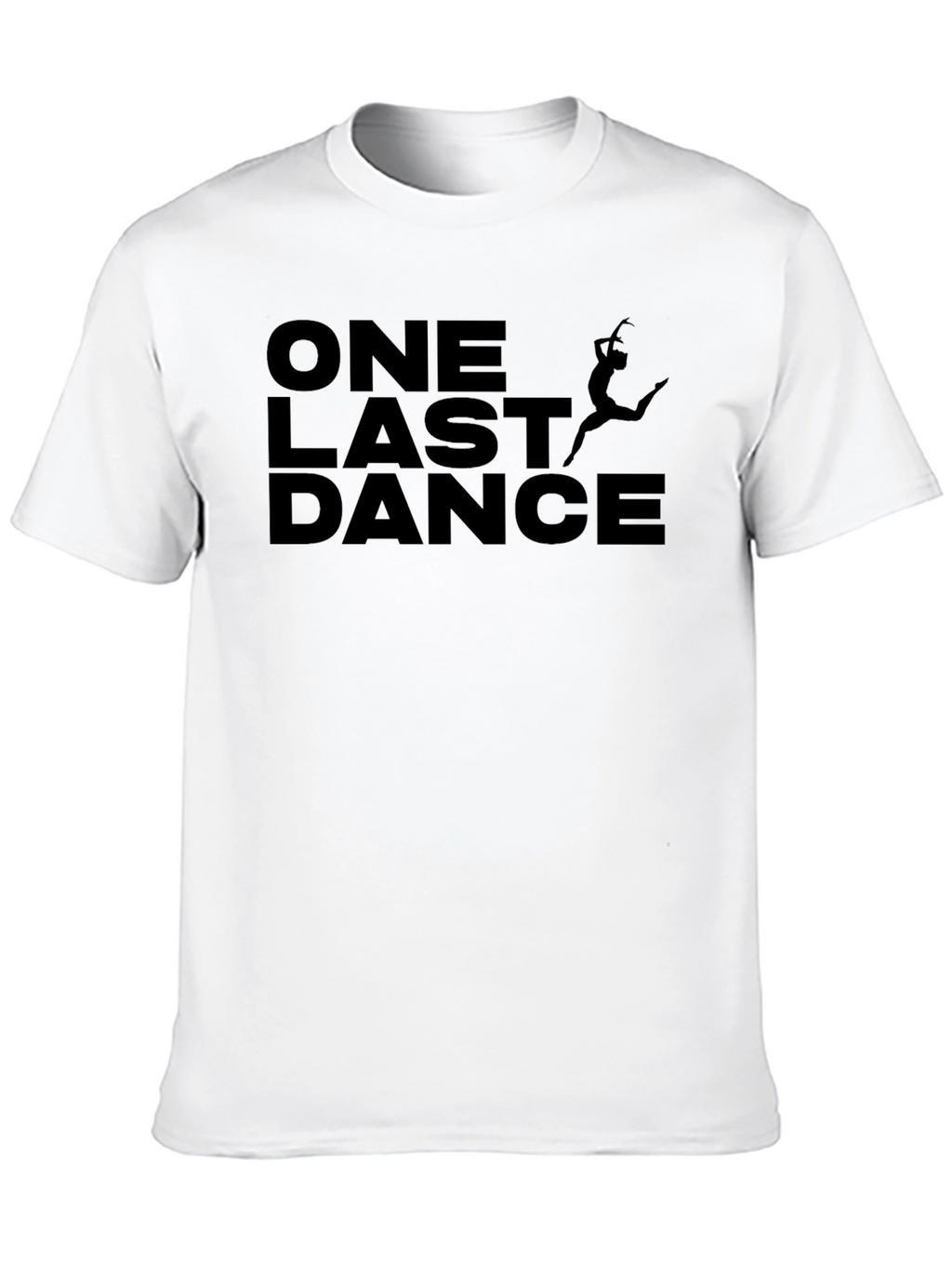 One Last Dance Black Graphic Tee