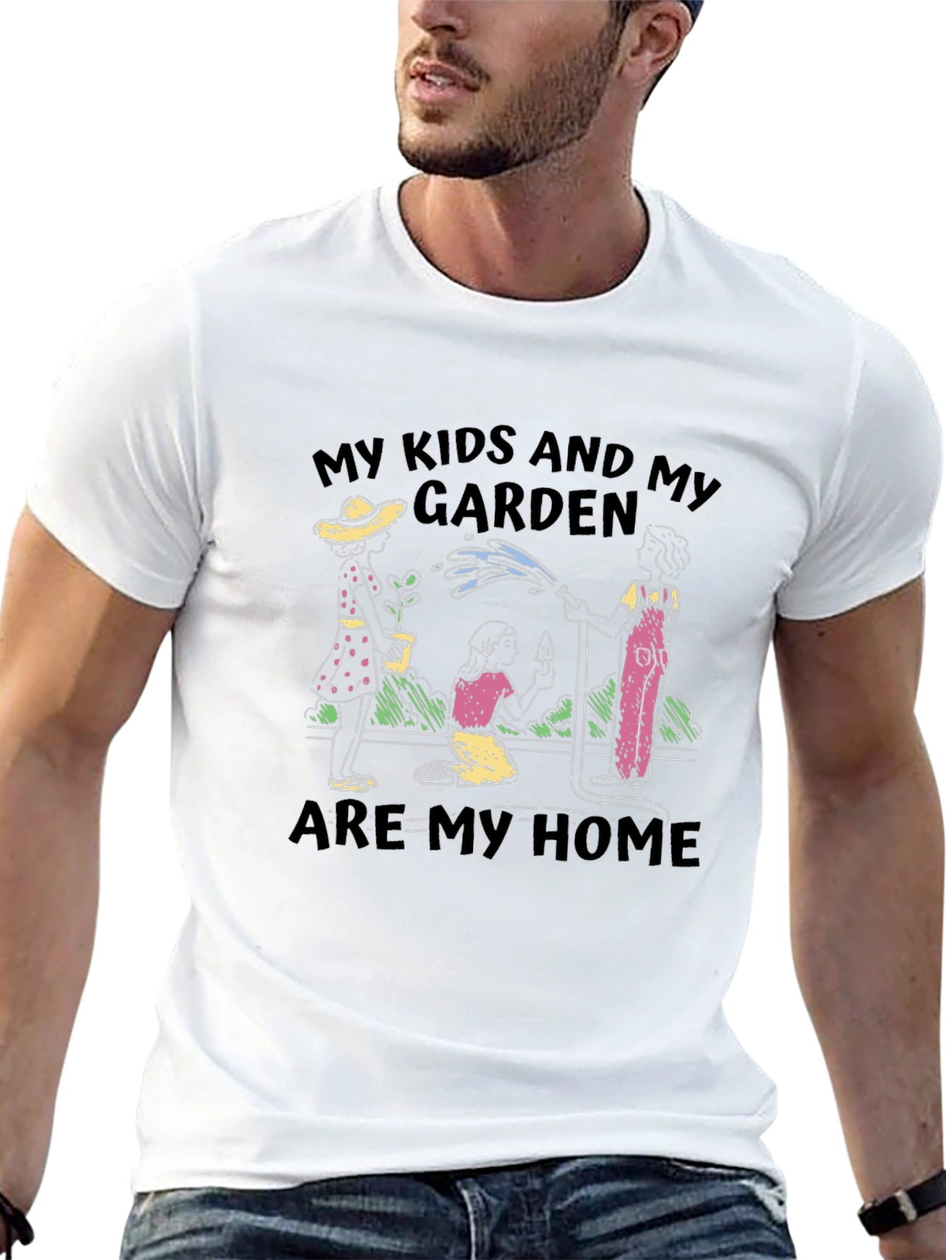 My Kids and My Garden T-Shirt
