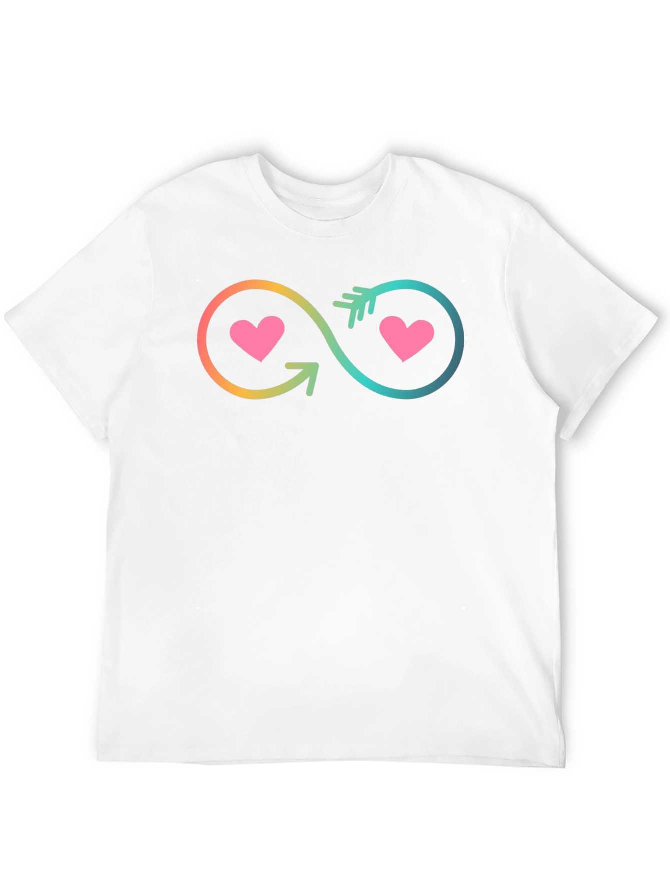 Infinity Heart Arrow Graphic T-Shirt