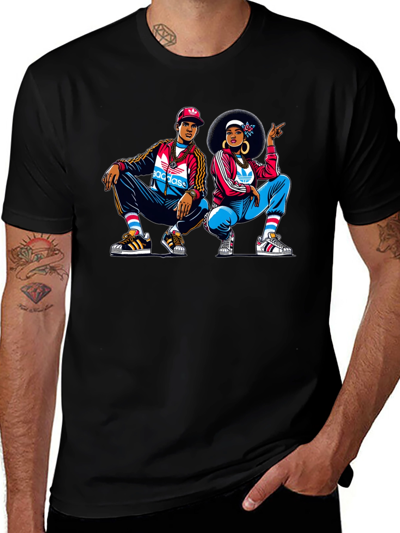 Retro Hip Hop Style T-Shirt